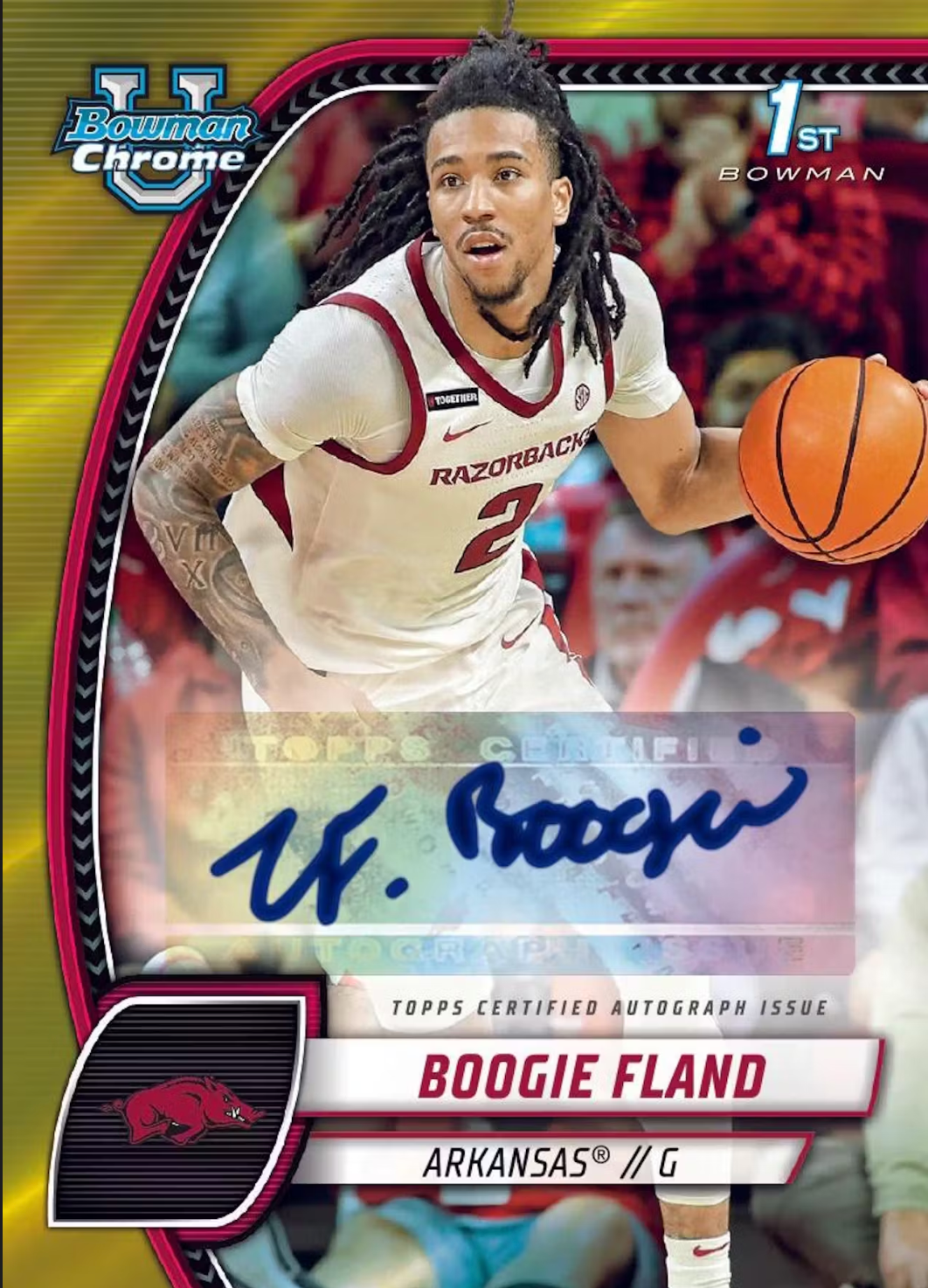 2024/25 Bowman University Chrome Basketball Hobby Box