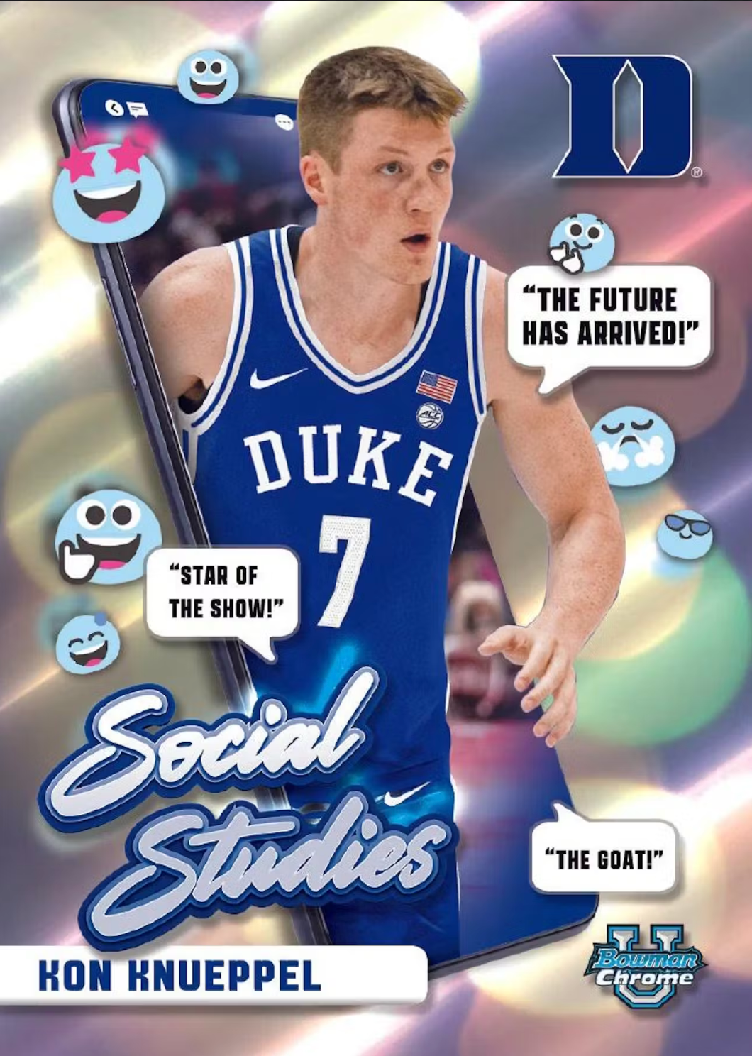 2024/25 Bowman University Chrome Basketball Hobby Box