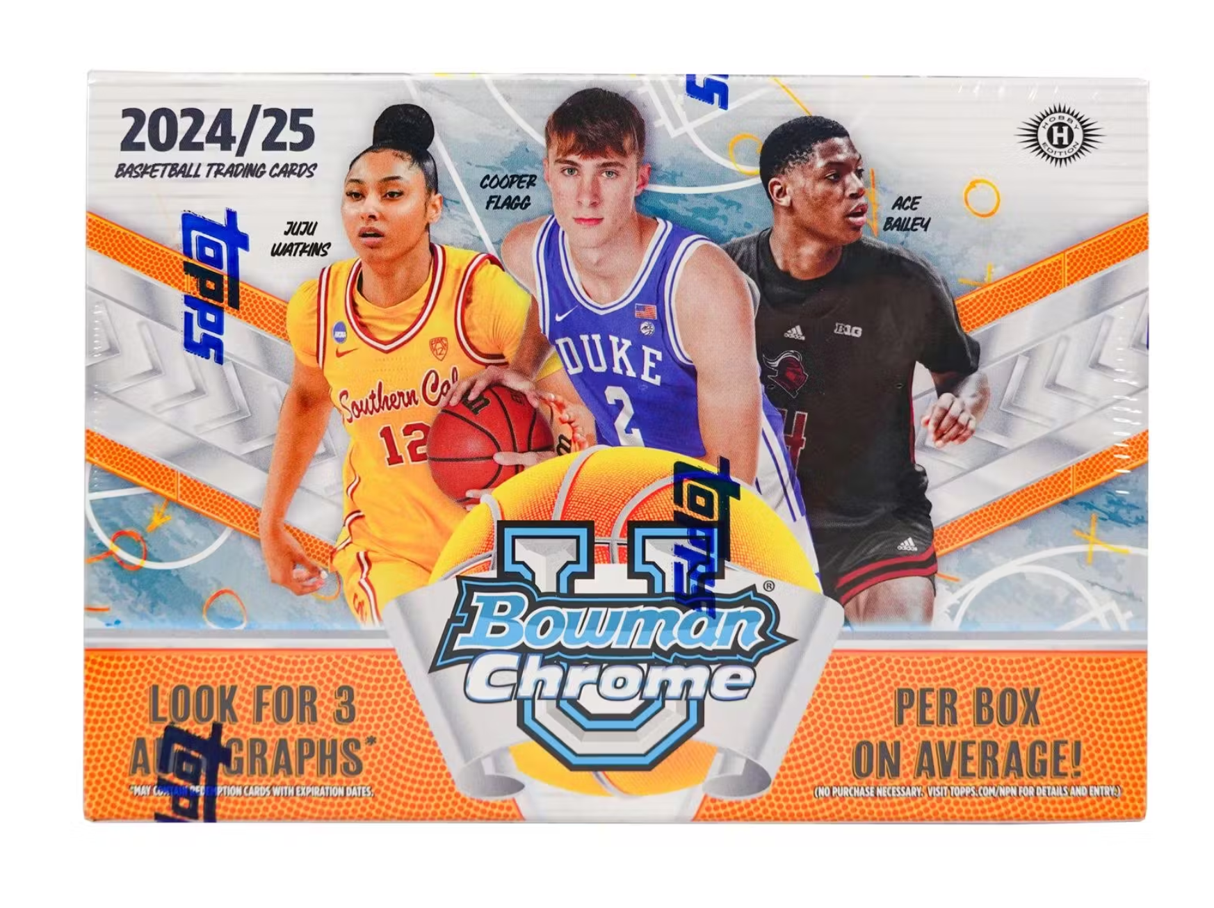 2024/25 Bowman University Chrome Basketball Breaker Delight Box