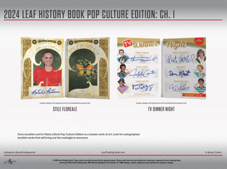 2024 Leaf History Book Pop Culture Edition Chapter 1 Hobby Box