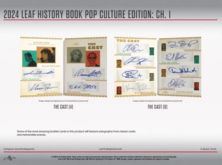 2024 Leaf History Book Pop Culture Edition Chapter 1 Hobby Box