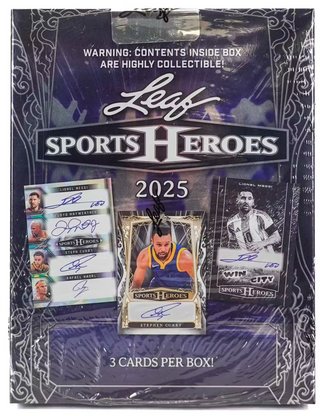 2025 Leaf Metal Sports Heroes Hobby Box