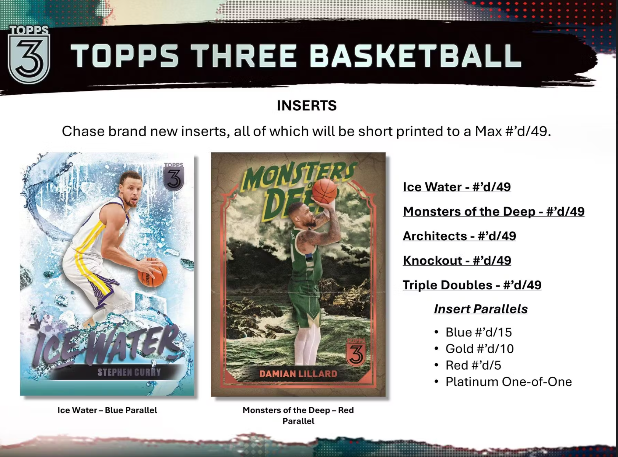 2023/24 Topps Three Basketball Hobby