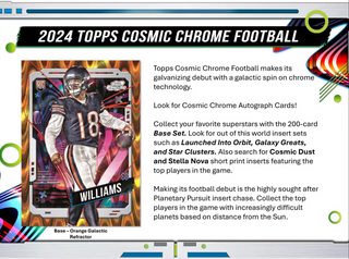 2024 Topps Cosmic Chrome Football Hobby Box