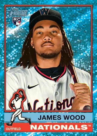 2025 Topps Heritage Baseball 8-Pack Blaster Box