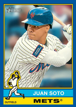 2025 Topps Heritage Baseball 8-Pack Blaster Box