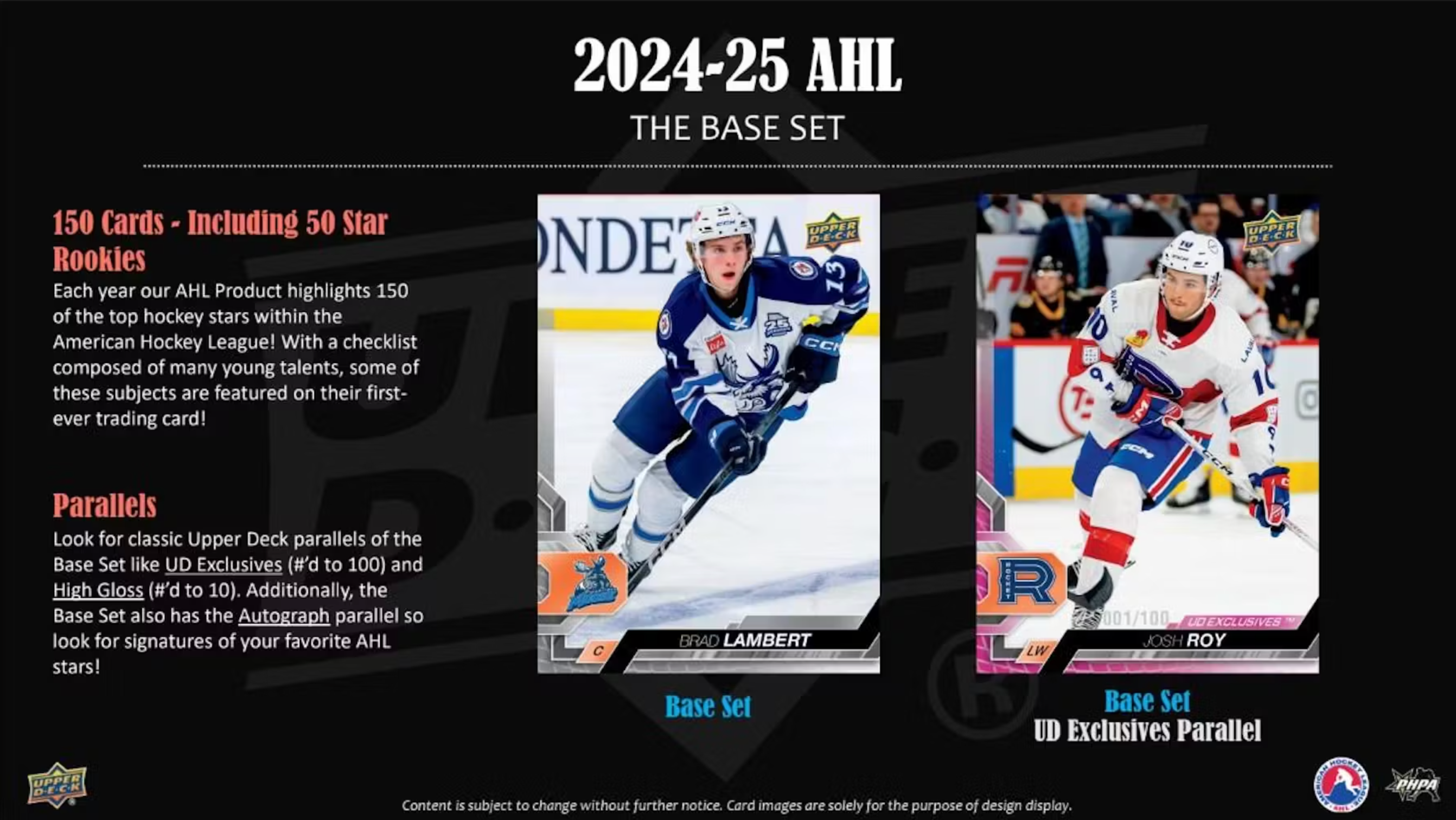 2024/25 Upper Deck AHL Hockey Hobby Box