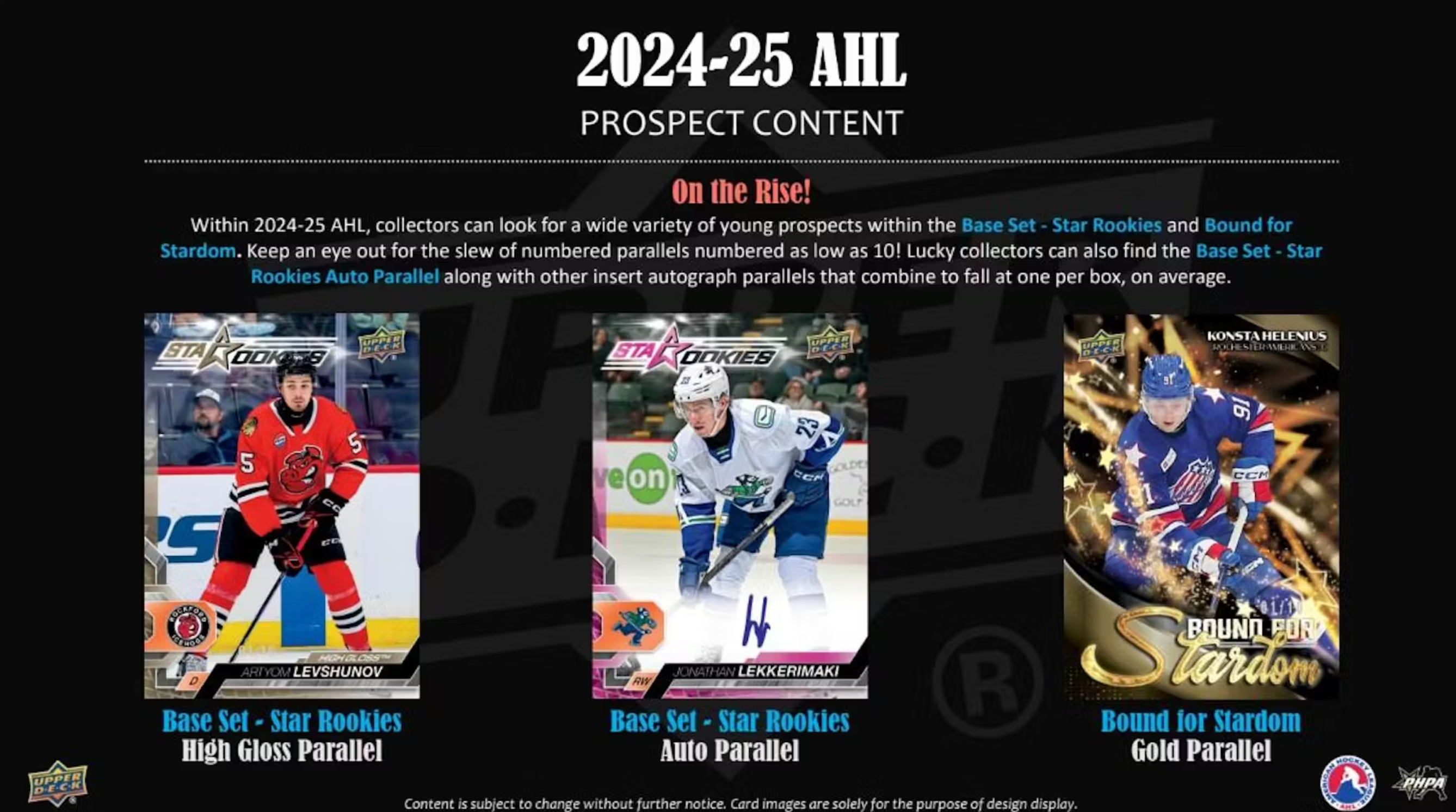 2024/25 Upper Deck AHL Hockey Hobby Box