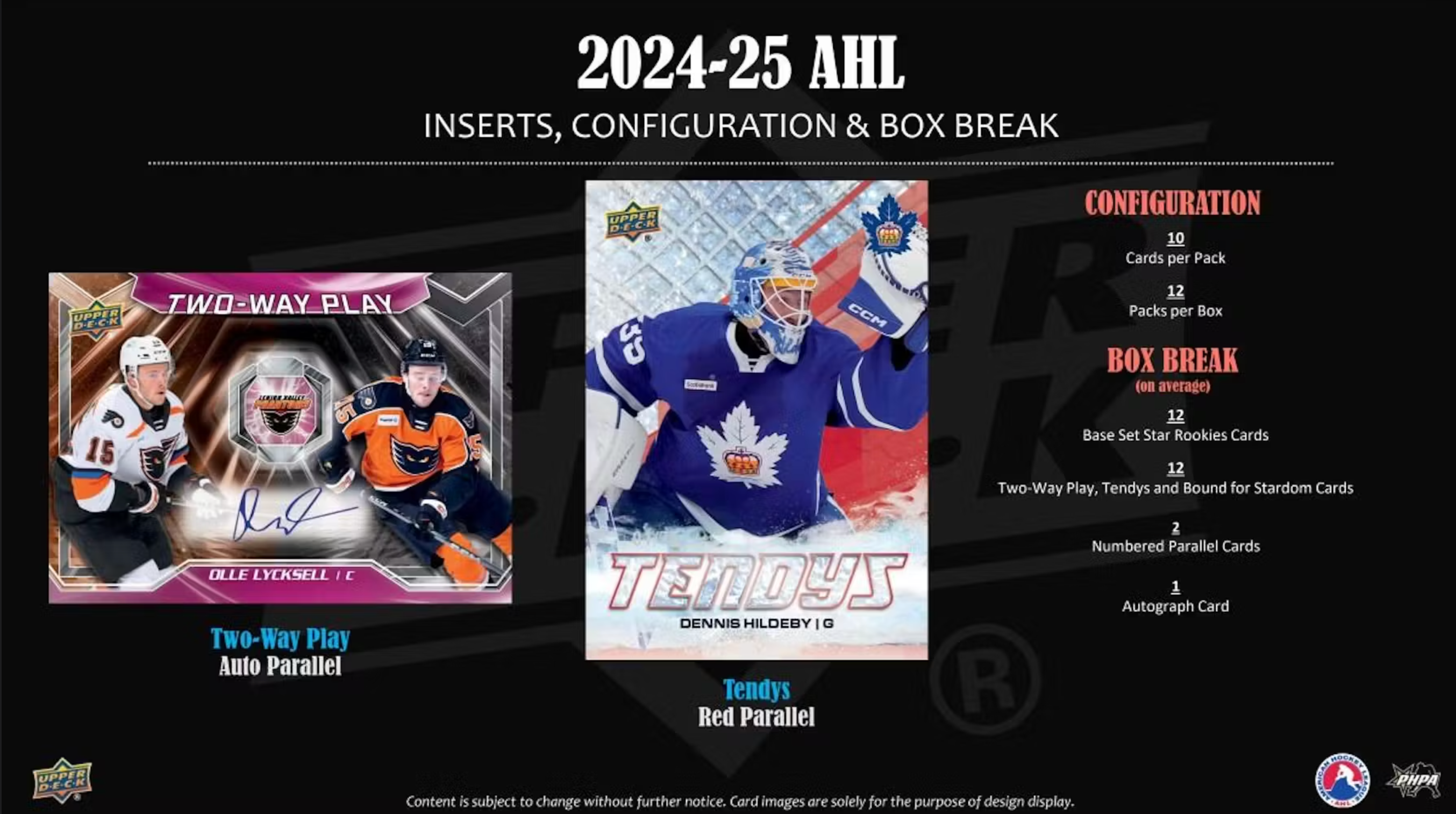 2024/25 Upper Deck AHL Hockey Hobby Box