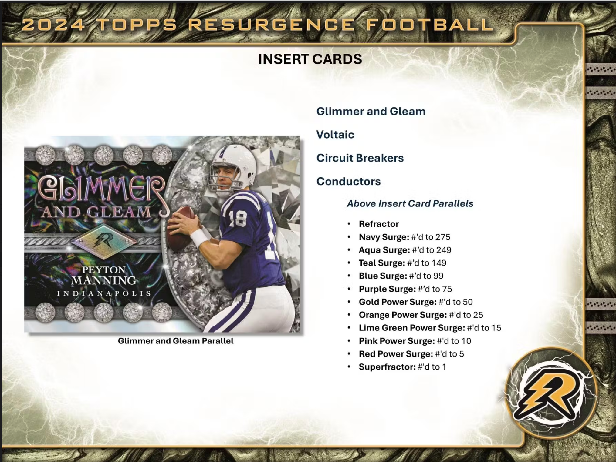 2024 Topps Resurgence Football 8-Pack Blaster Box