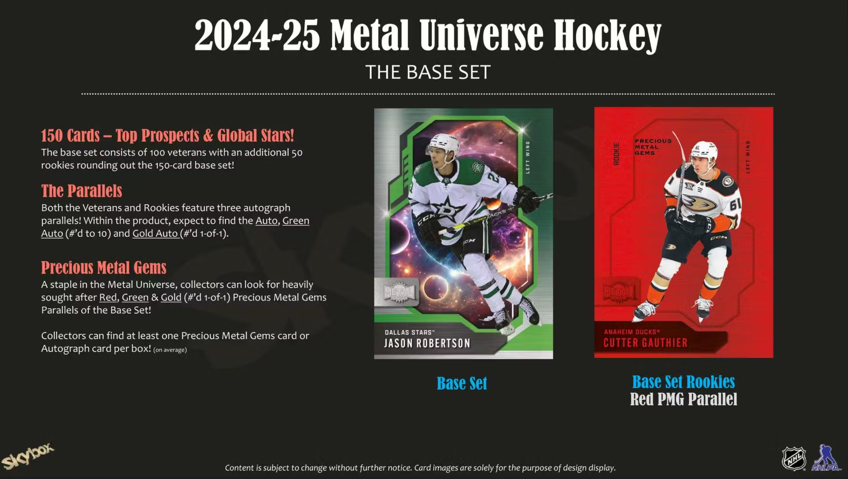 2024/25 Upper Deck Skybox Metal Universe Hockey Hobby Box