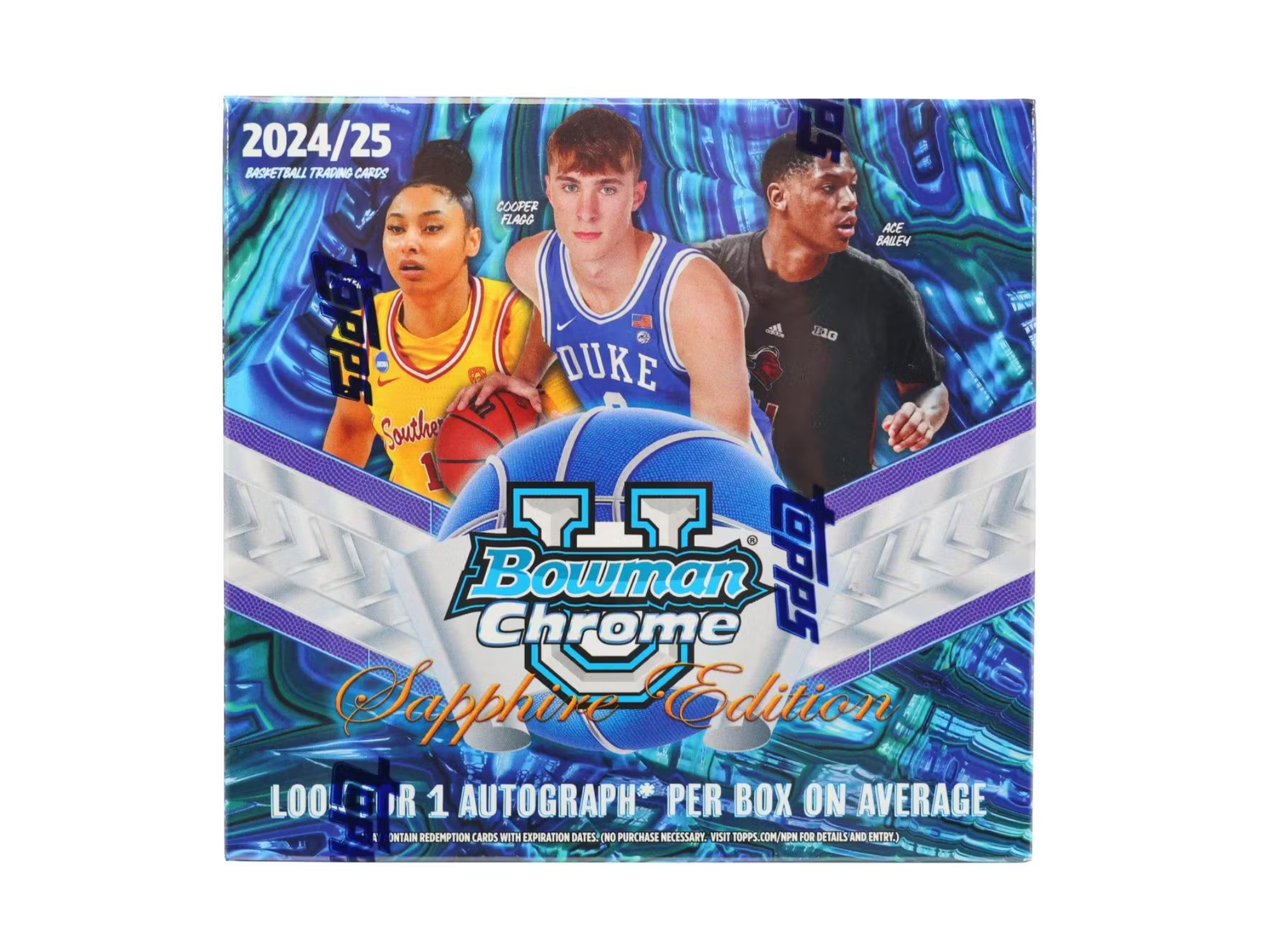 2024/25 Bowman University Chrome Basketball Sapphire Edition Box