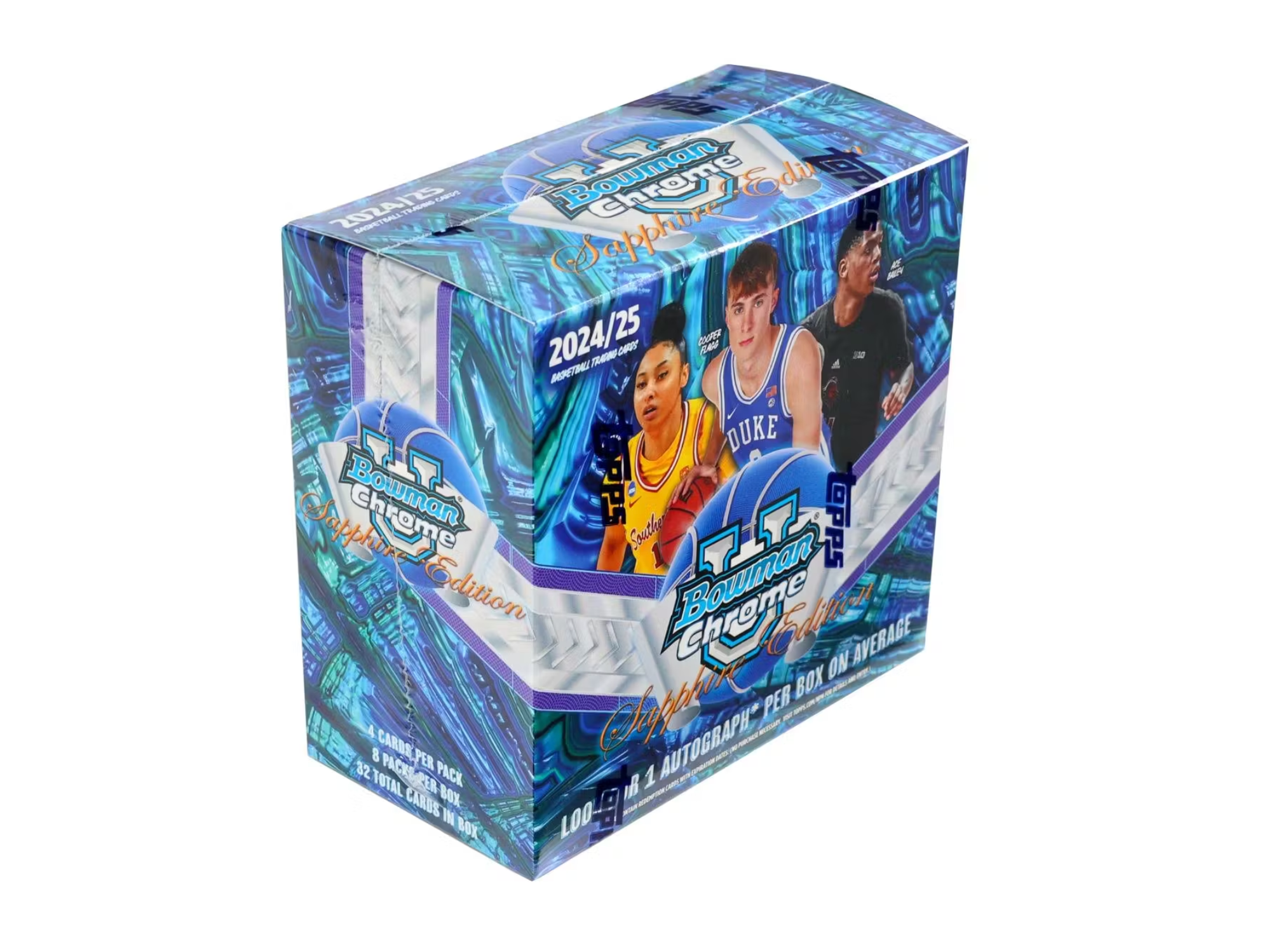 2024/25 Bowman University Chrome Basketball Sapphire Edition Box