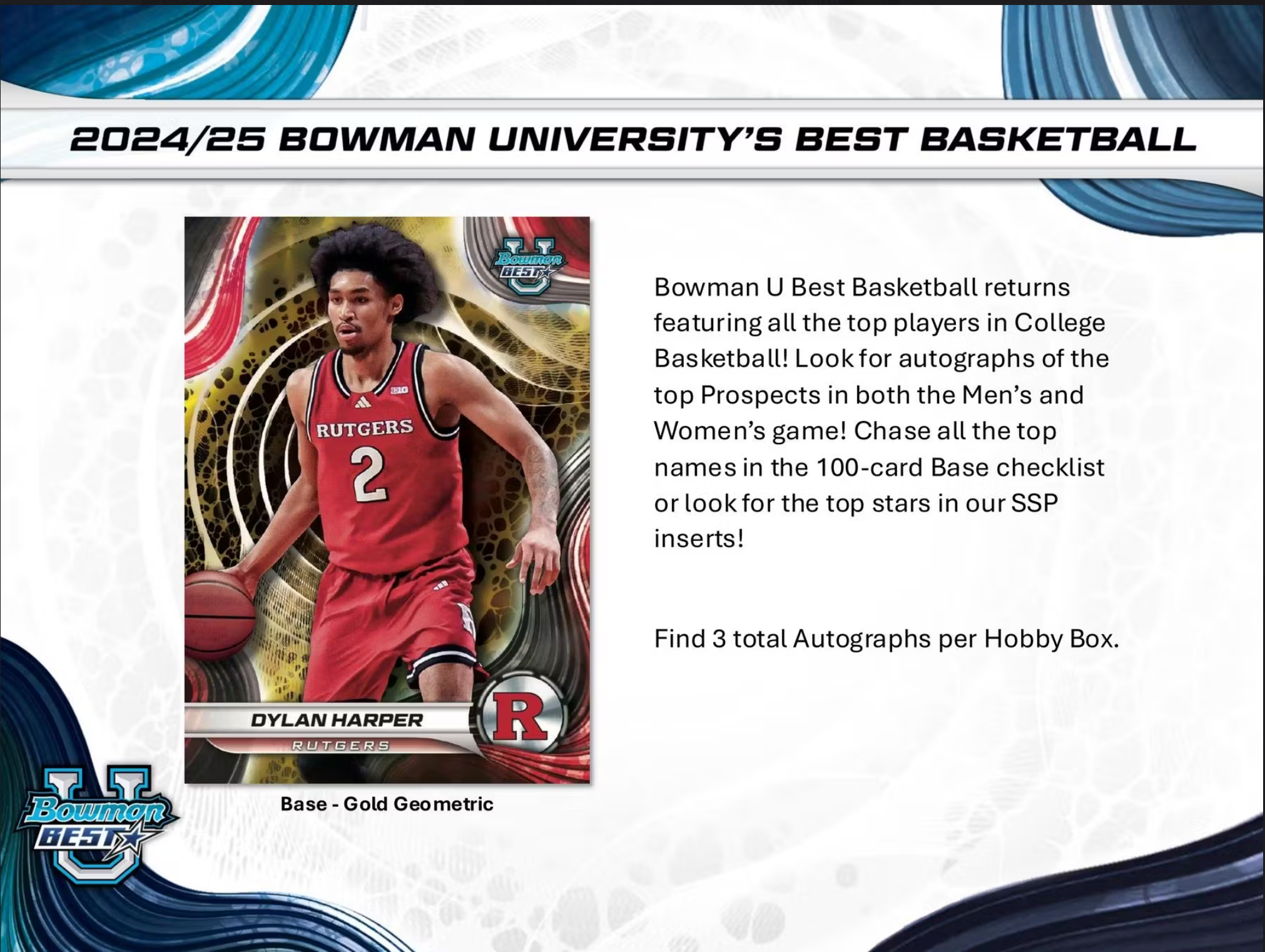 2024/25 Bowman University Best Basketball Hobby Box