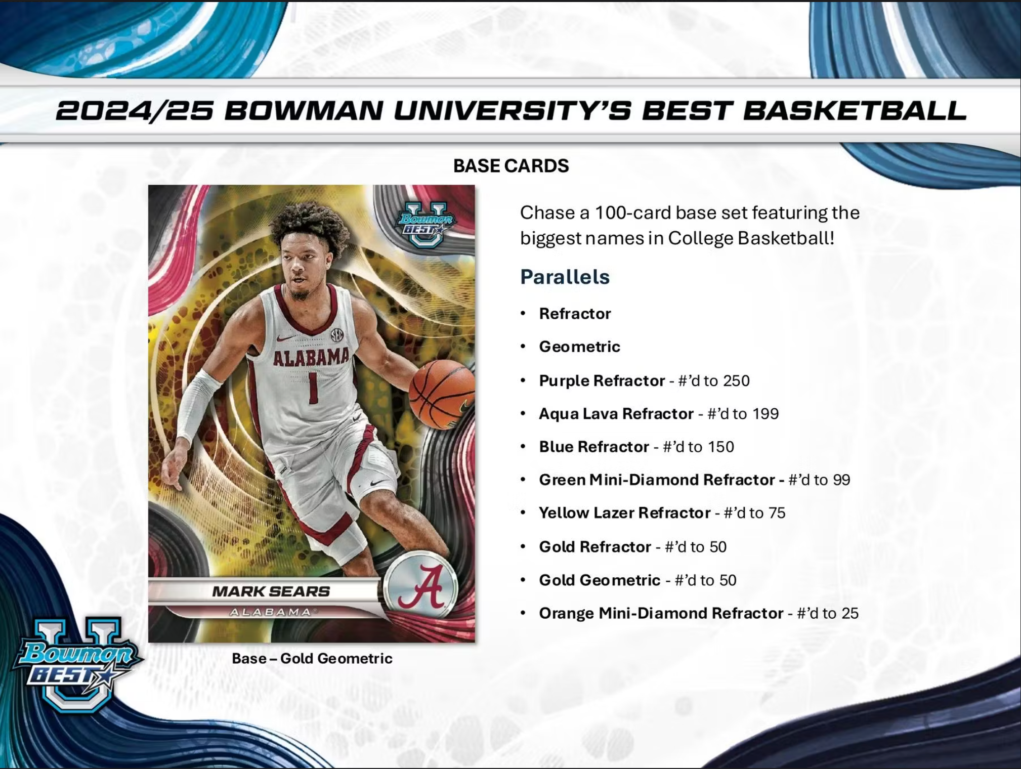 2024/25 Bowman University Best Basketball Hobby Box