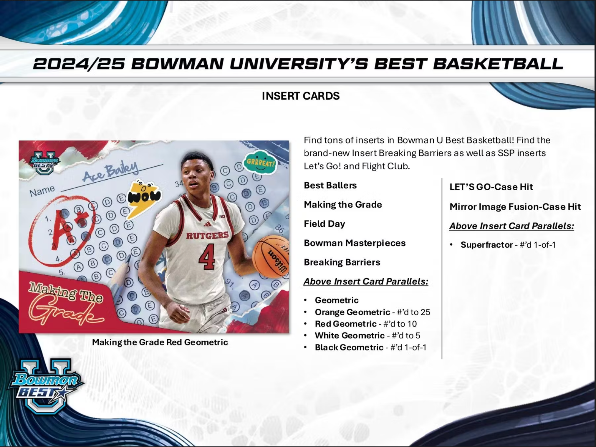 2024/25 Bowman University Best Basketball Hobby Box