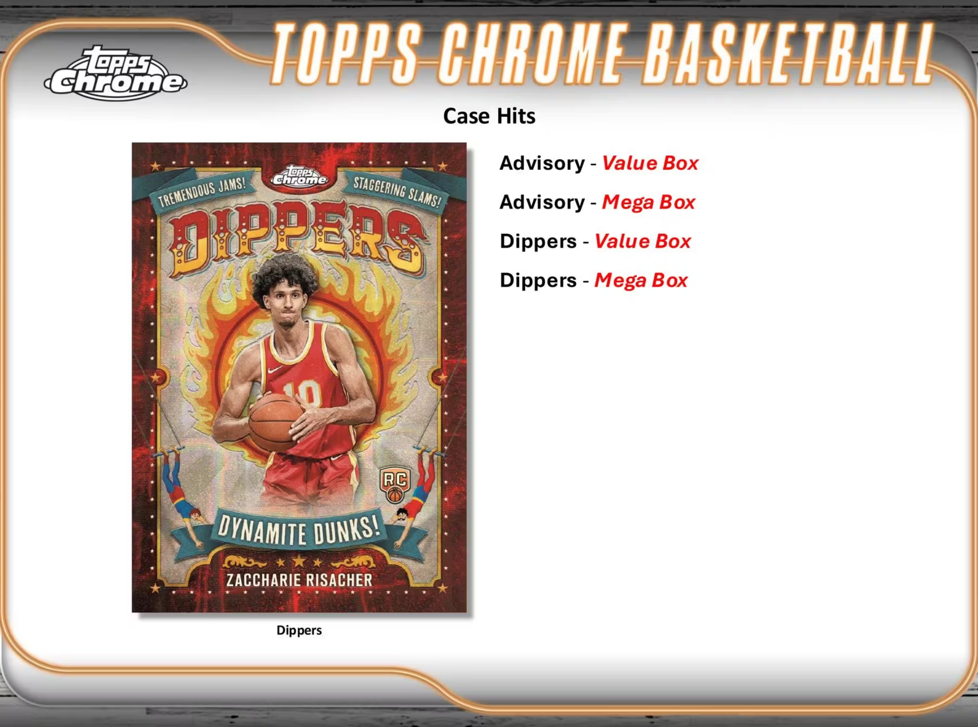 2024/25 Topps Chrome Basketball Hobby Box