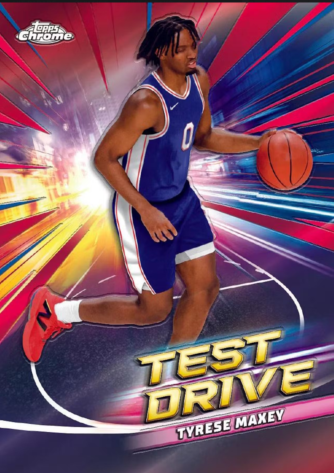 2024/25 Topps Chrome Basketball 8-Pack Blaster Box