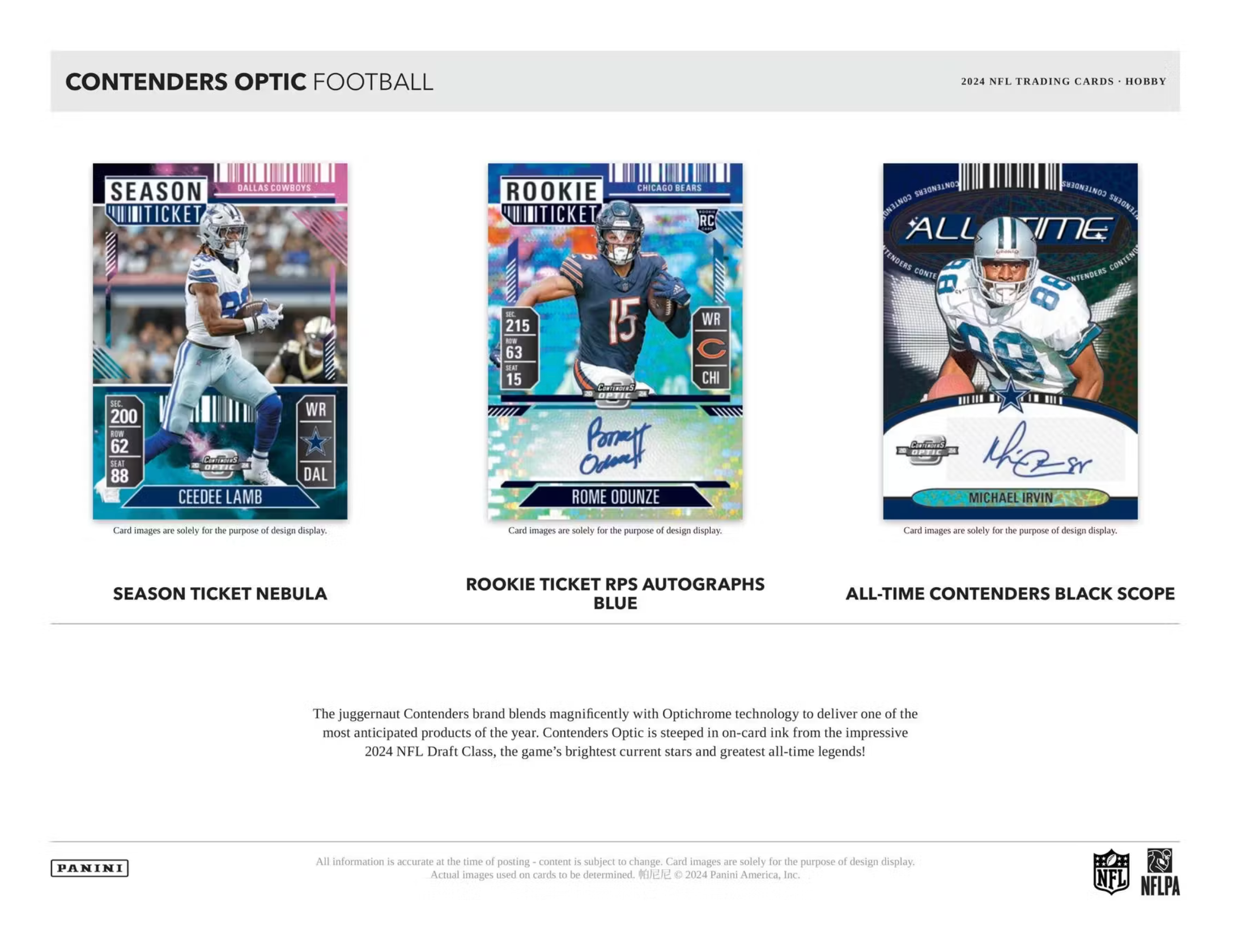 2024 Panini Contenders Optic Football Hobby Box