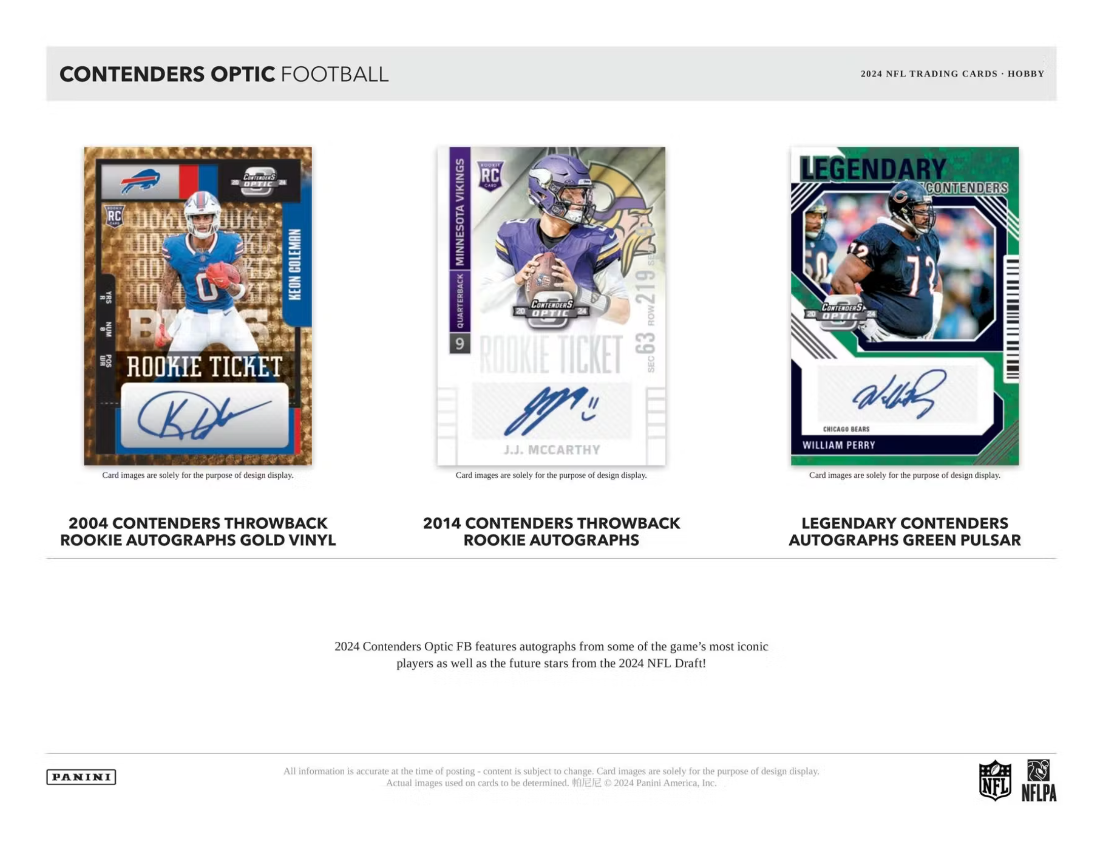 2024 Panini Contenders Optic Football Hobby Box