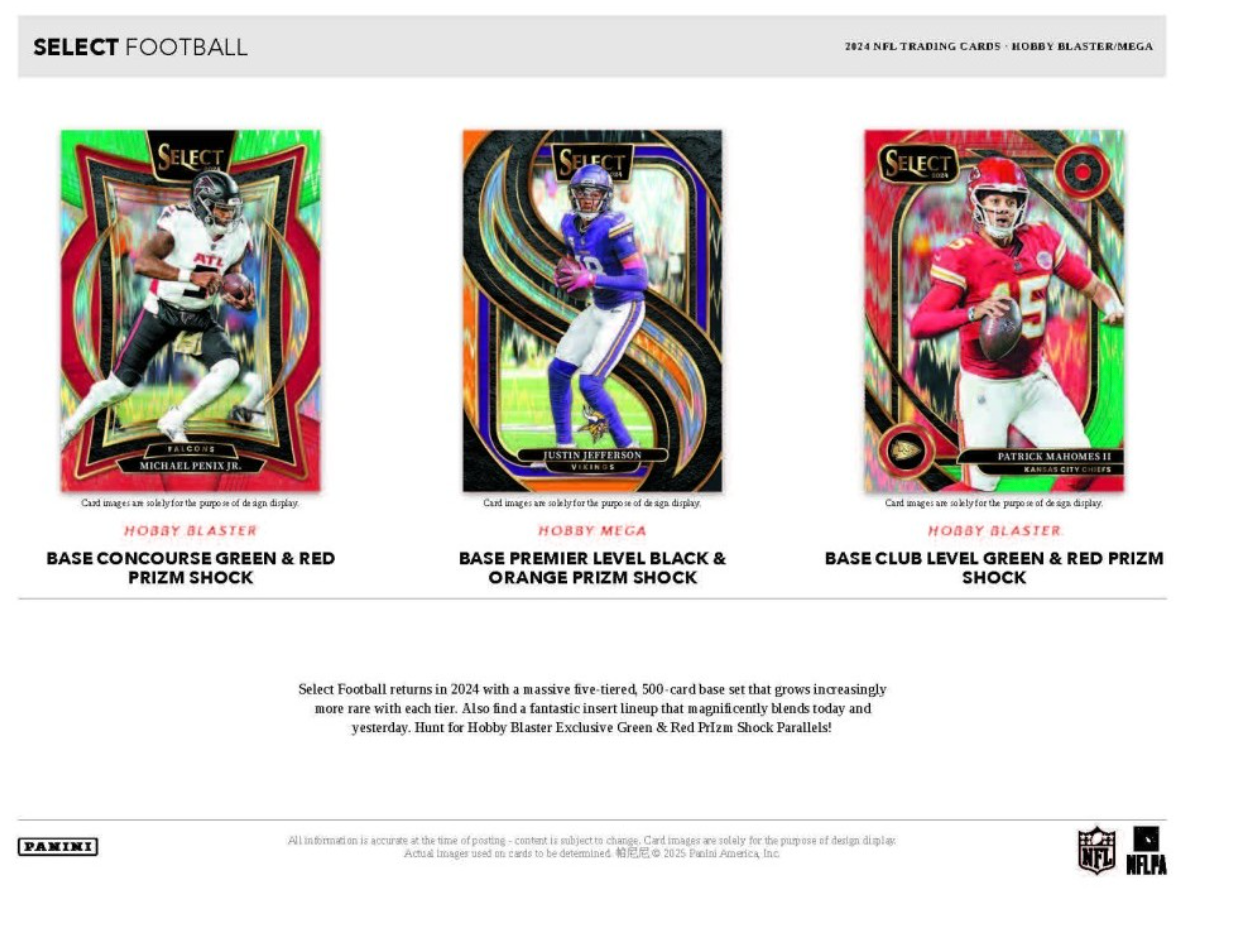 2024 Panini Select Football 6-Pack Hobby Blaster Box