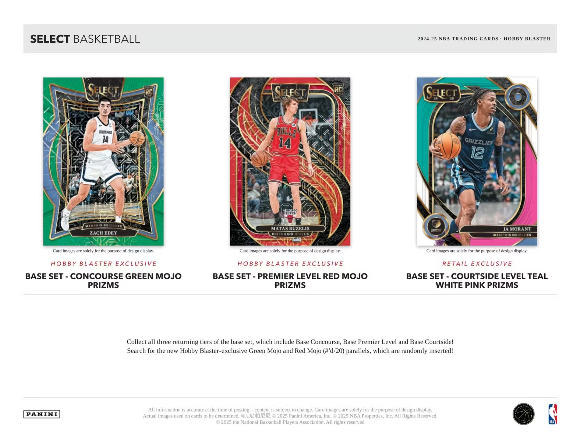 2024/25 Panini Select Basketball 6-Pack Hobby Blaster Box