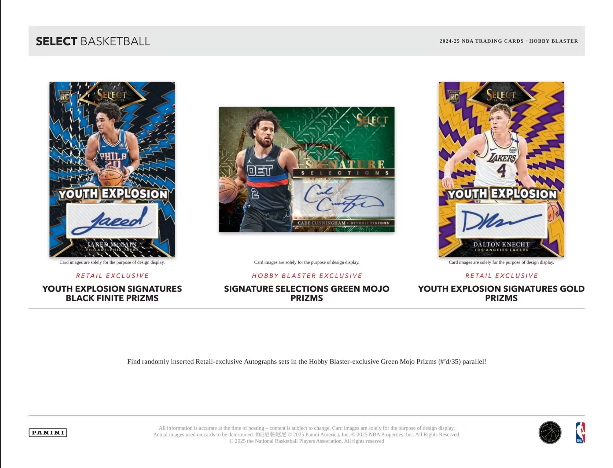 2024/25 Panini Select Basketball 6-Pack Hobby Blaster Box