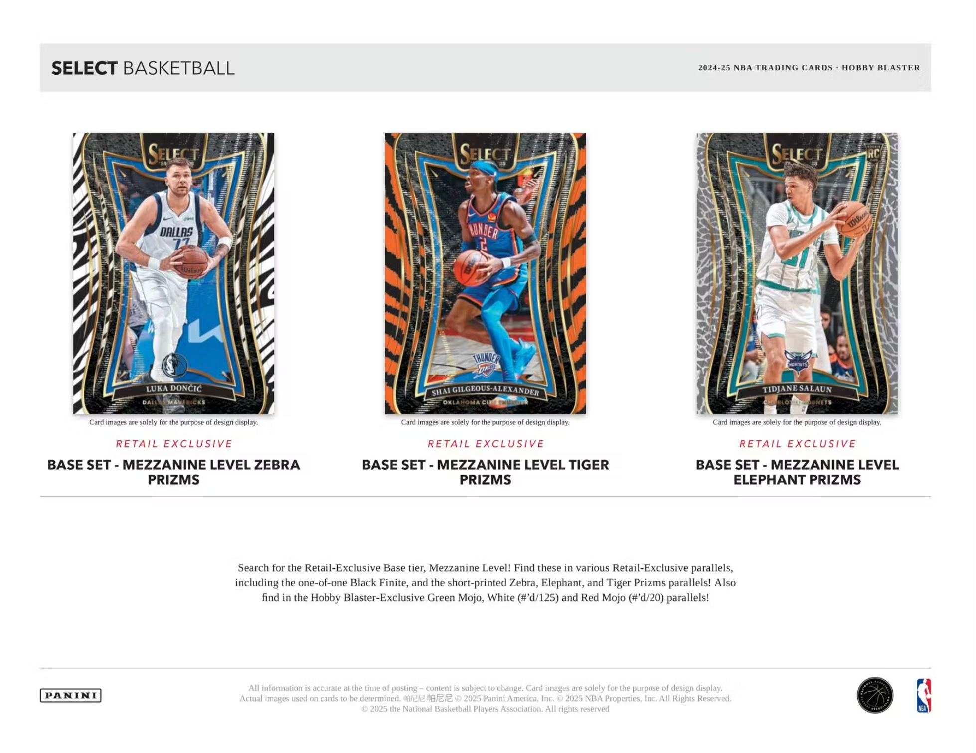 2024/25 Panini Select Basketball 6-Pack Hobby Blaster Box
