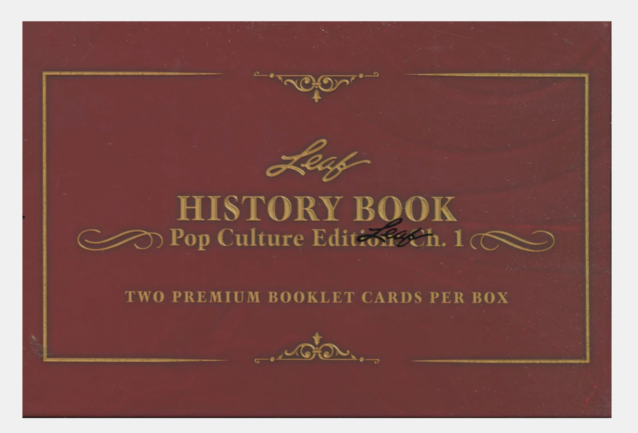 2024 Leaf History Book Pop Culture Edition Chapter 1 Hobby Box