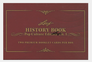 2024 Leaf History Book Pop Culture Edition Chapter 1 Hobby Box
