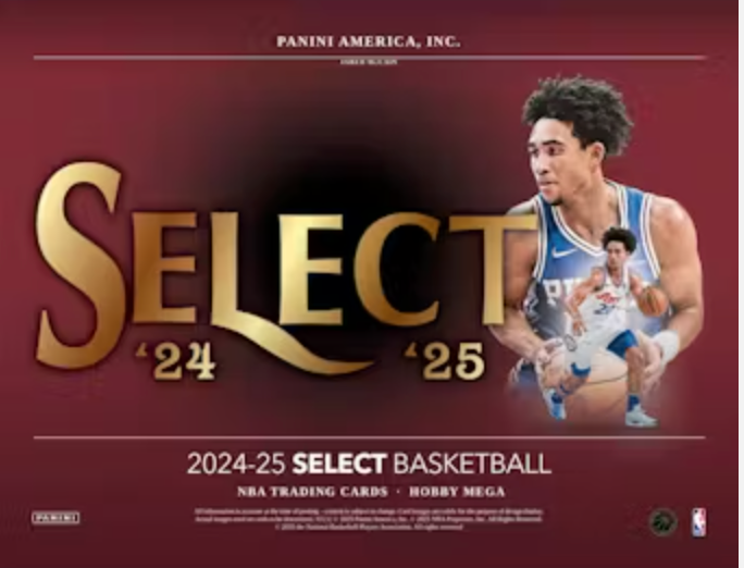 2024/25 Panini Select Basketball Hobby Mega Box