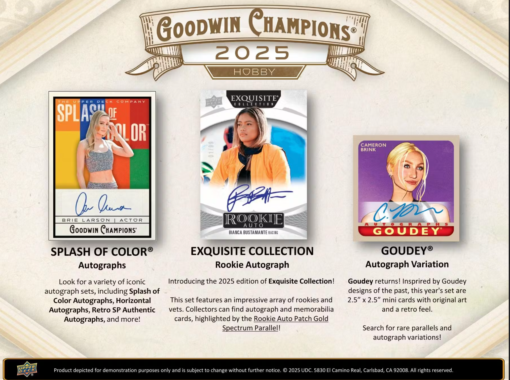 2025 Upper Deck Goodwin Champions Hobby Box