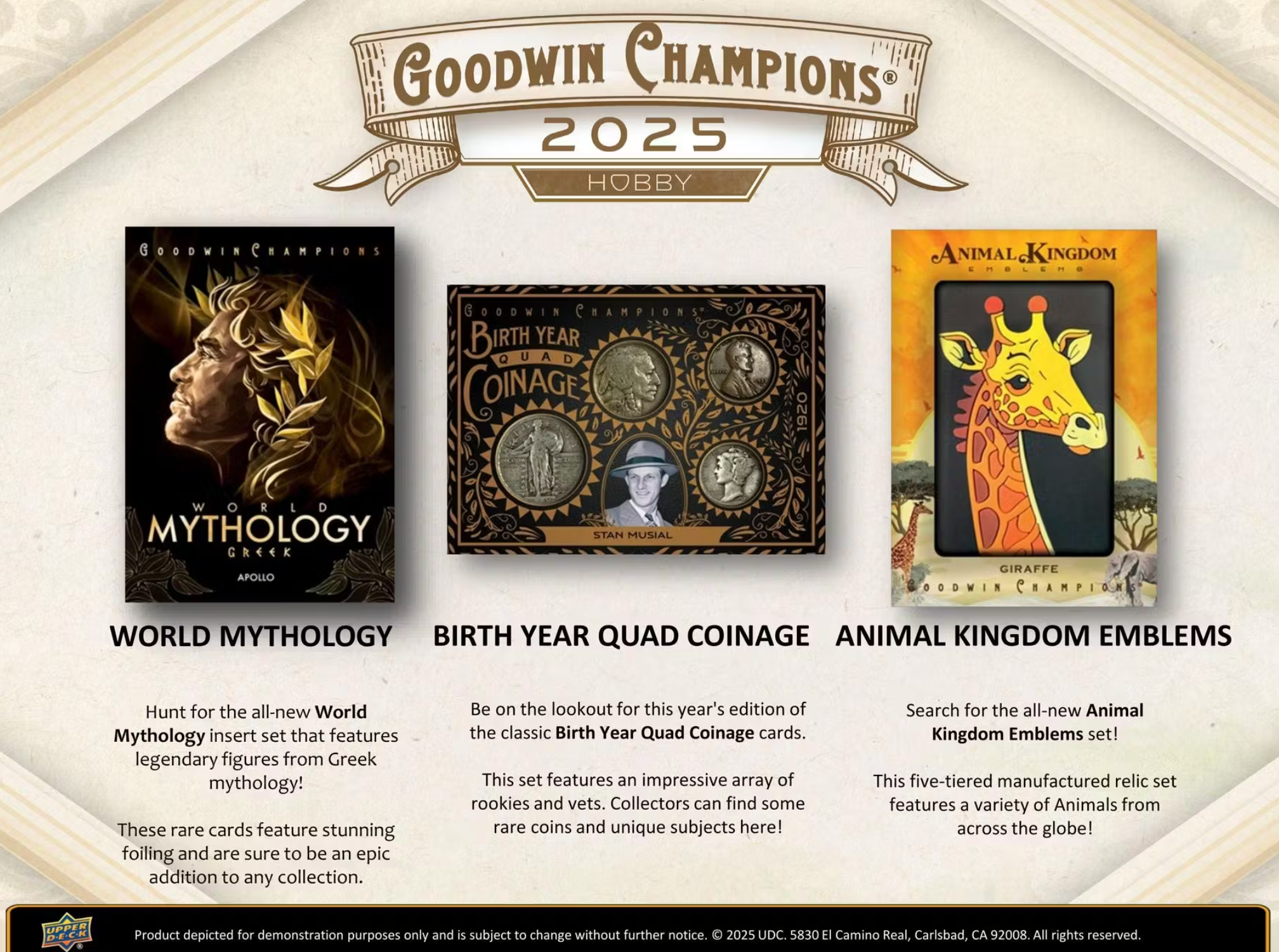 2025 Upper Deck Goodwin Champions Hobby Box