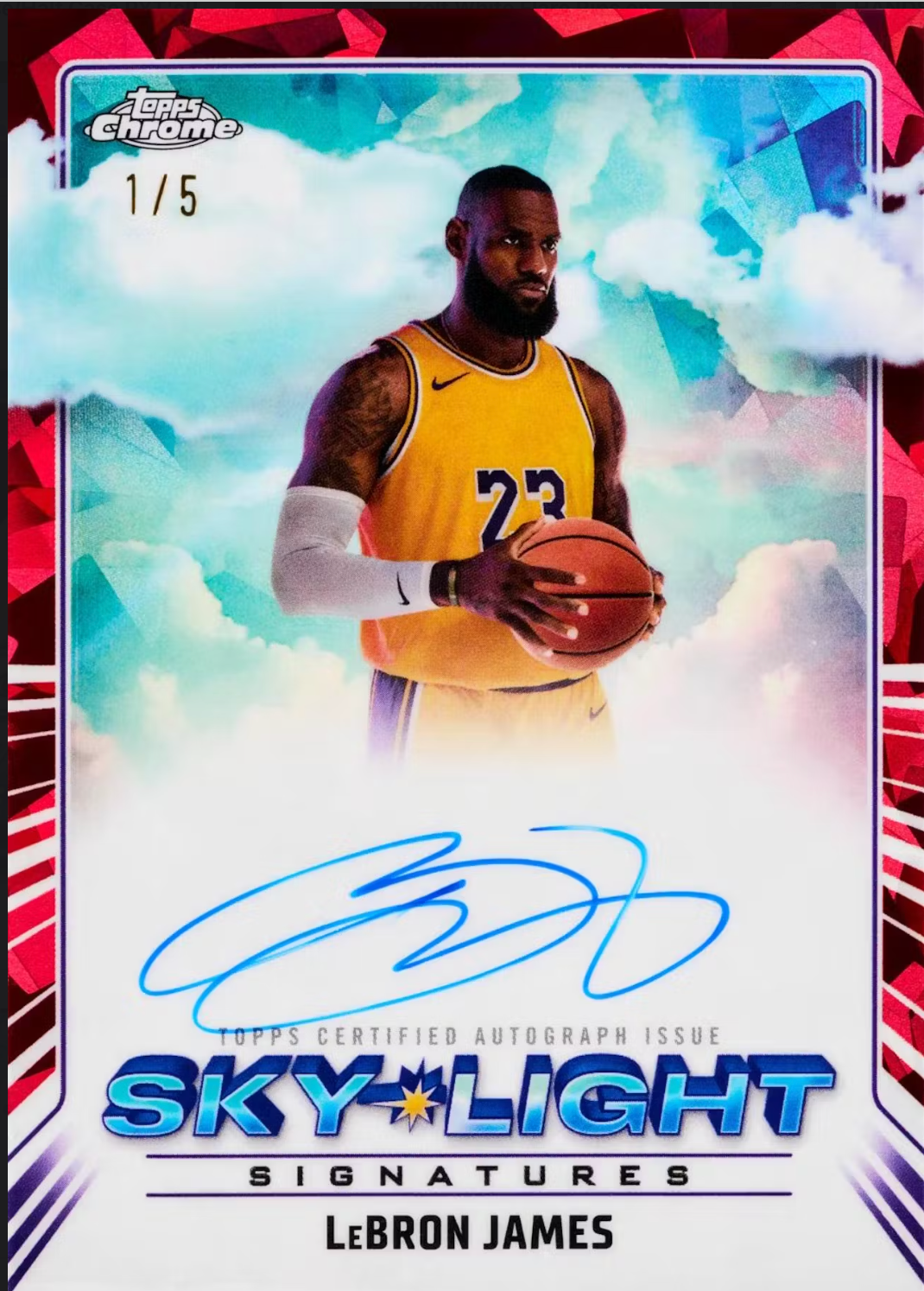 2024/25 Topps Chrome Sapphire Edition Basketball Box