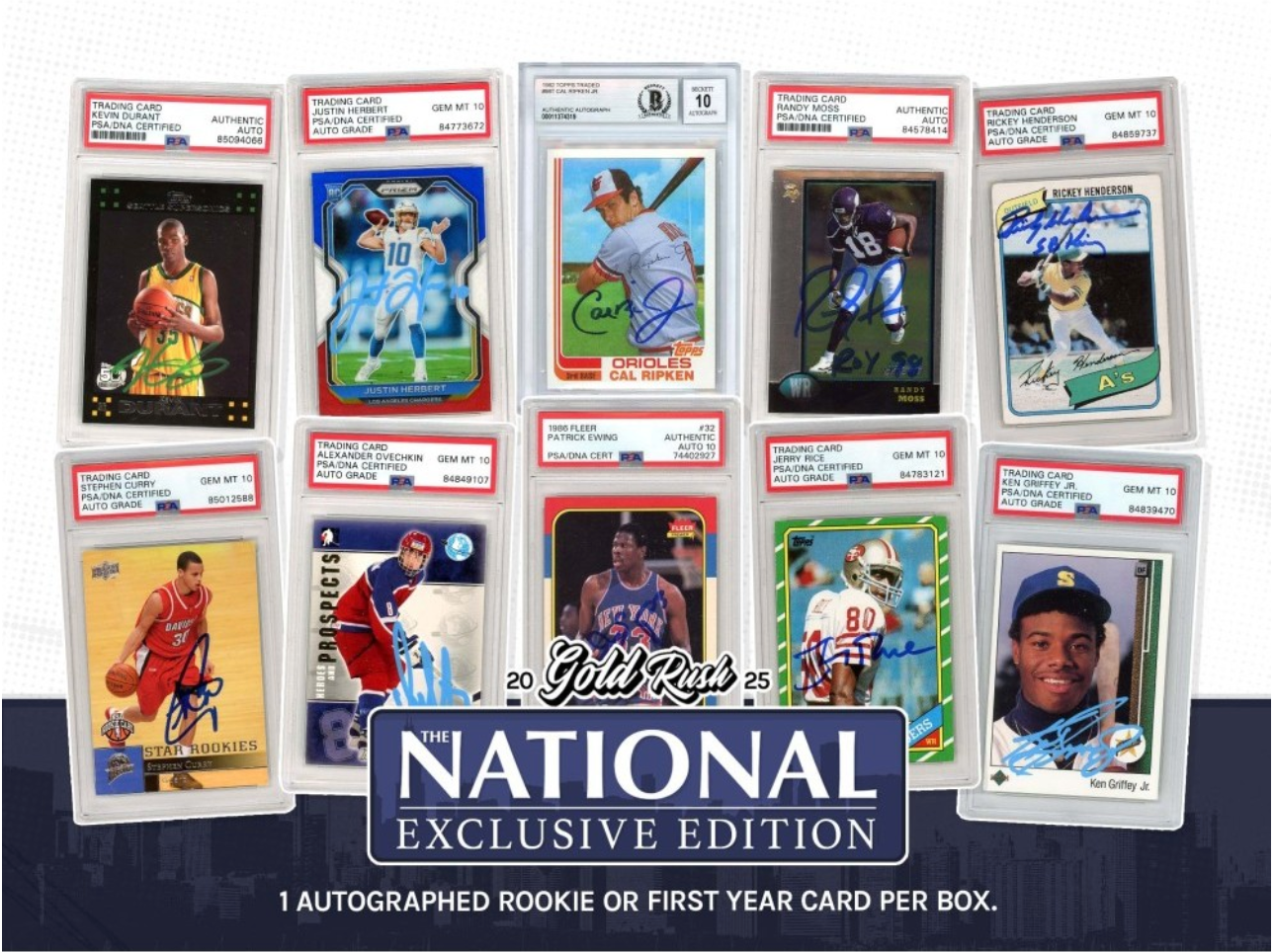2025 Gold Rush The National Exclusive Multi-Sport Edition Box