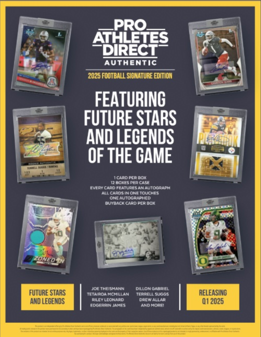 2025 Pulse Pro Athletes Direct Authentic Signature Edition Football