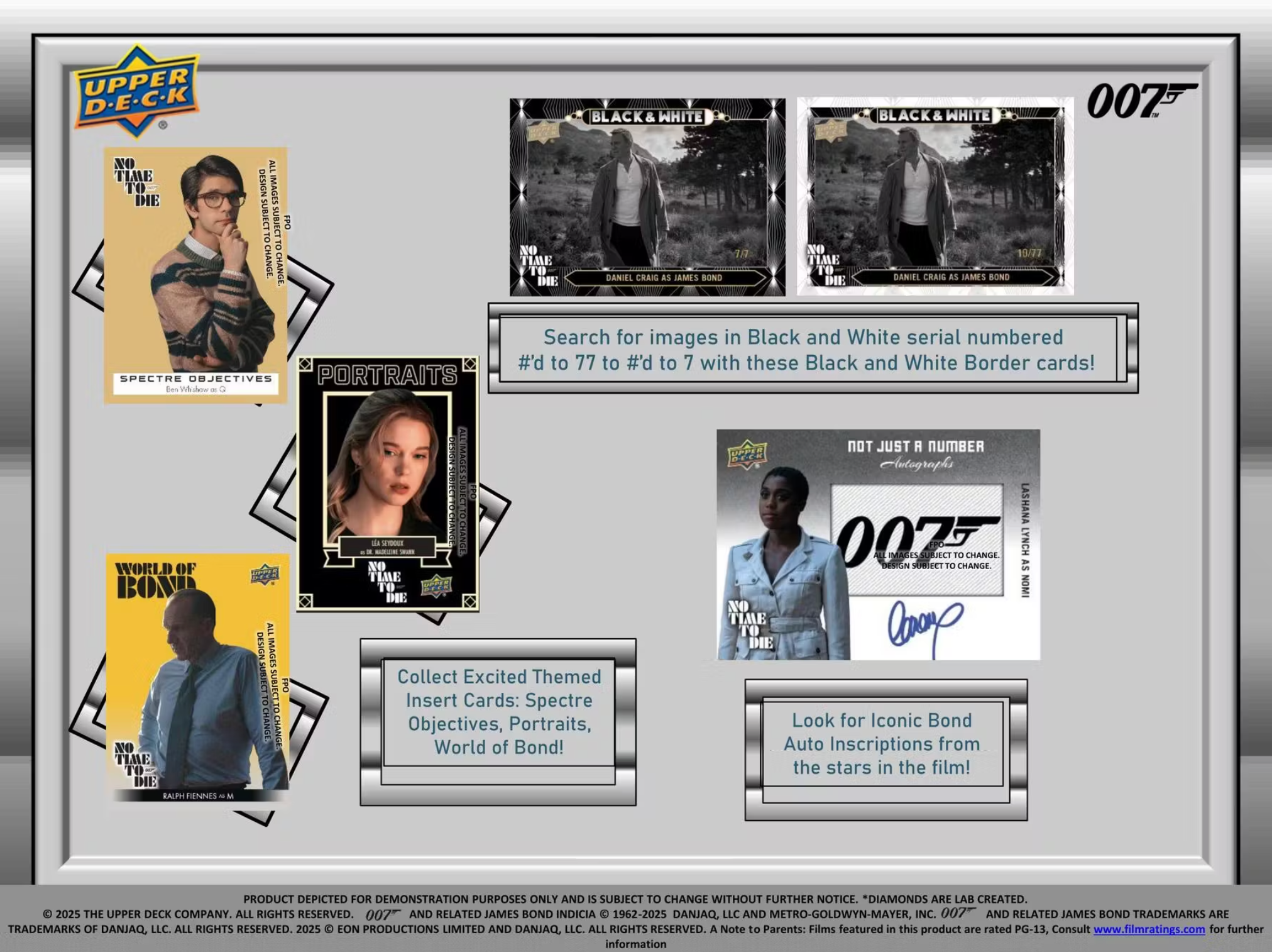 2025 Upper Deck James Bond No Time To Die Hobby Box