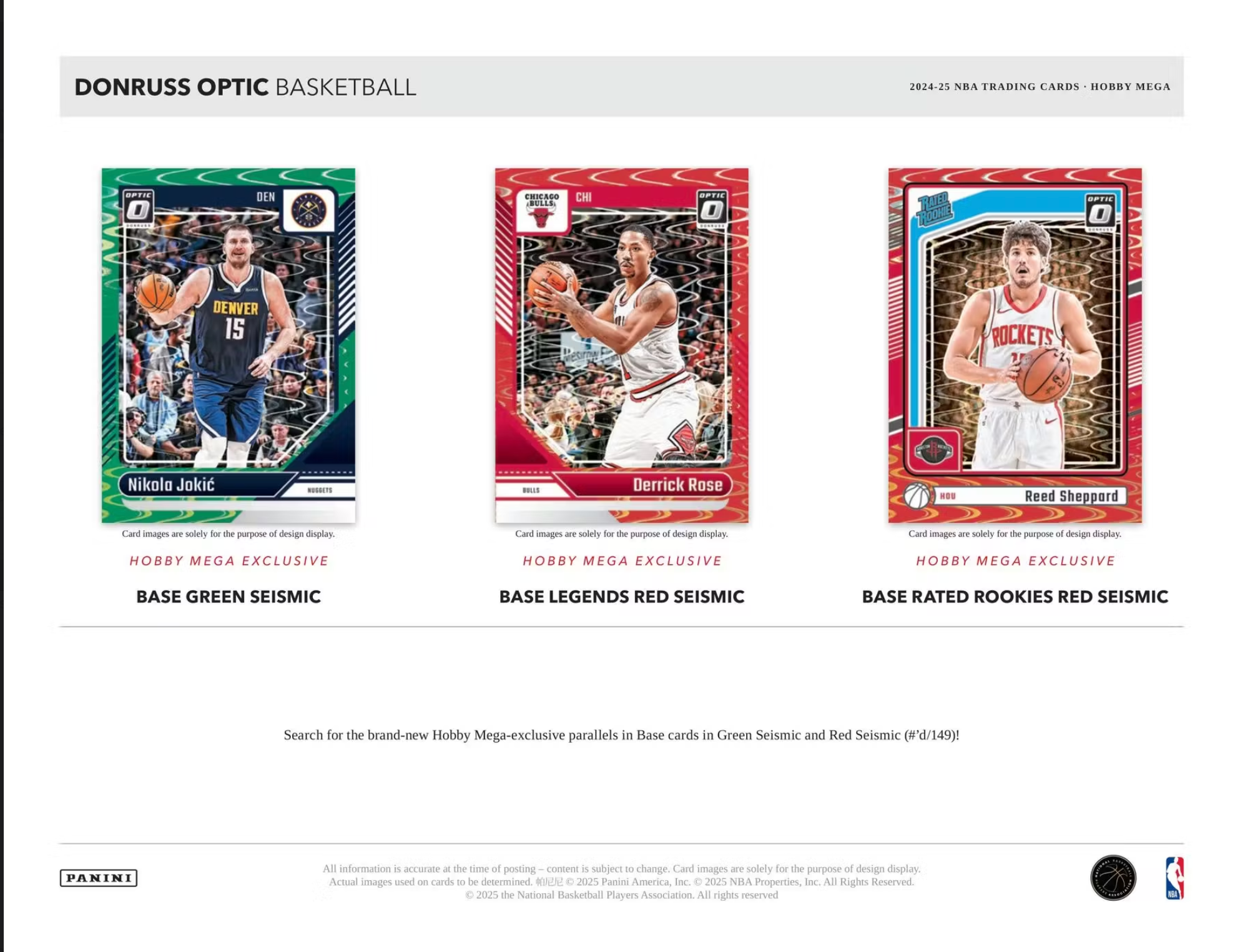2024/25 Panini Donruss Optic Basketball Hobby Mega Box