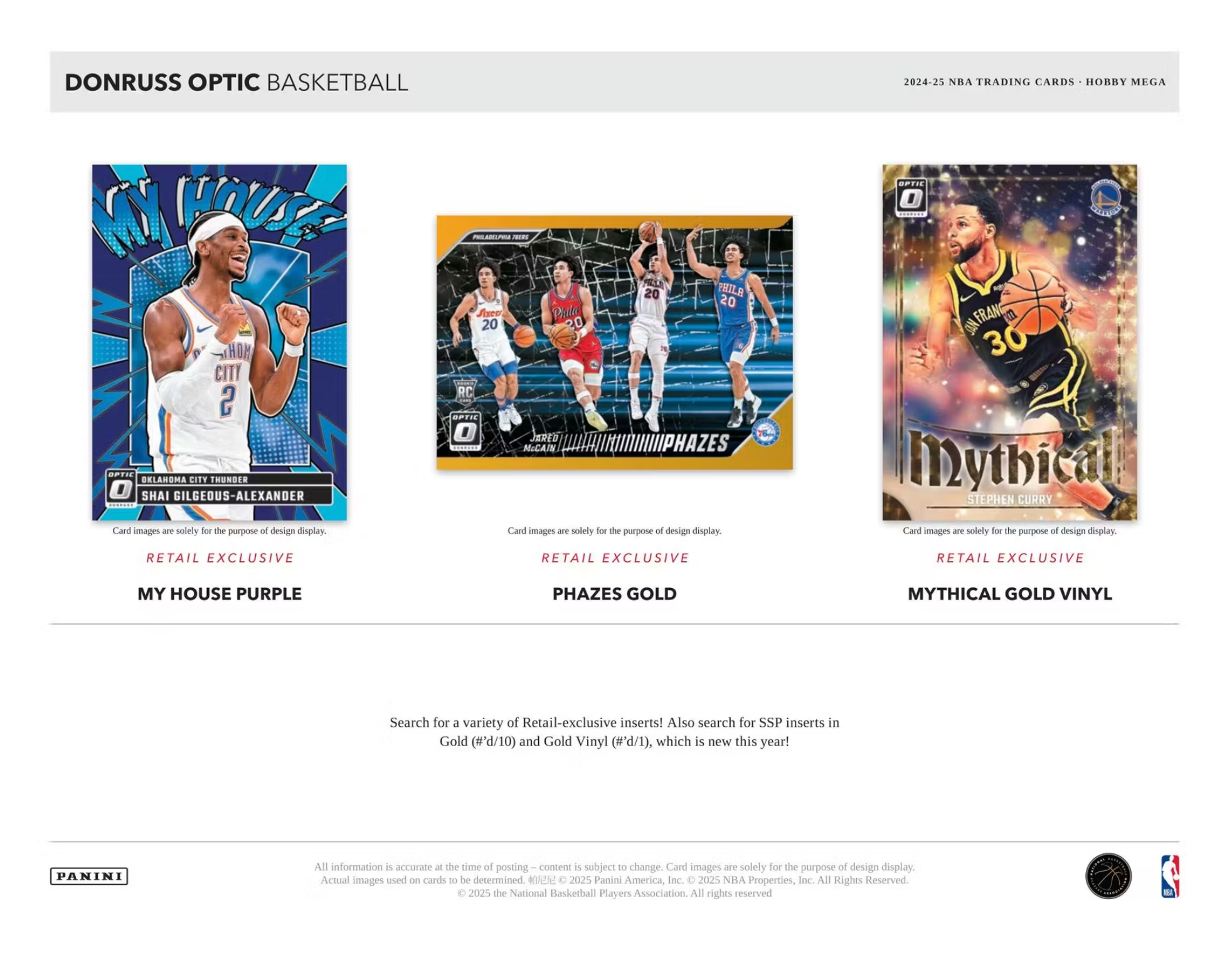 2024/25 Panini Donruss Optic Basketball Hobby Mega Box