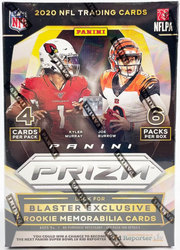 2020 Panini Prizm Football 6 Pack Blaster Box - Lazer Prizms