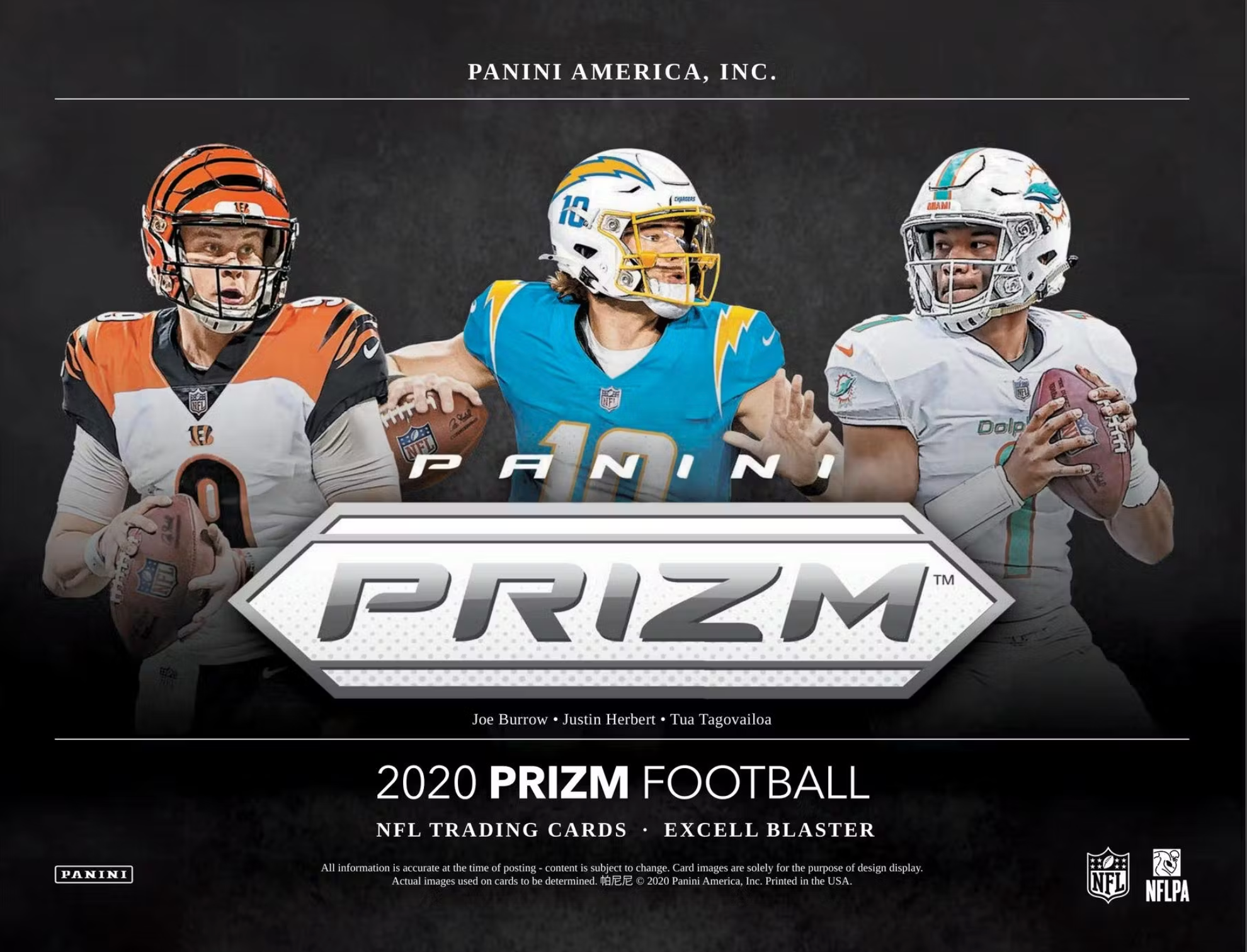 2020 Panini Prizm Football 6 Pack Blaster Box - Lazer Prizms