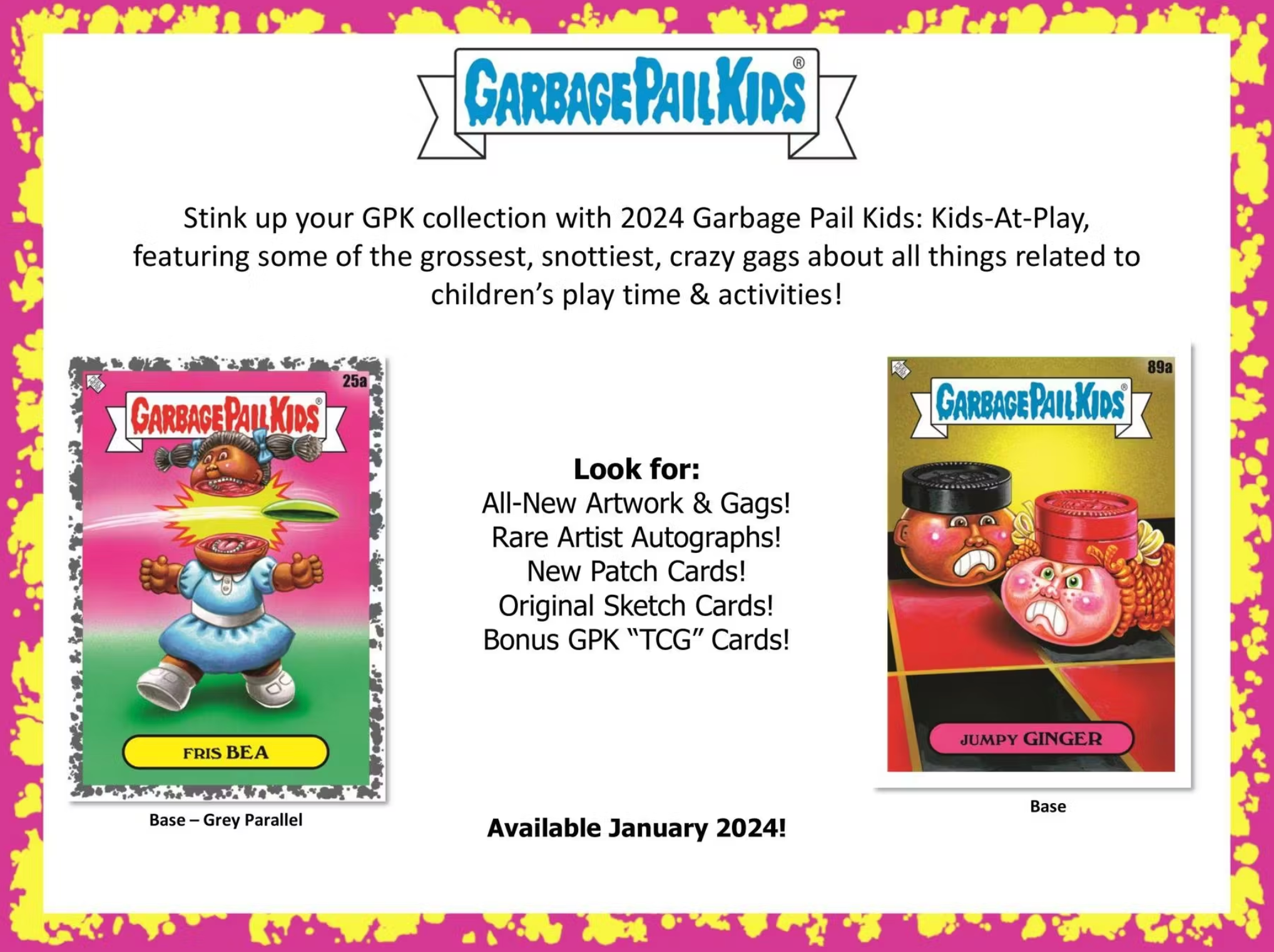 2024 Garbage Pail Kids Series 1: Kids-At-Play Hobby Box