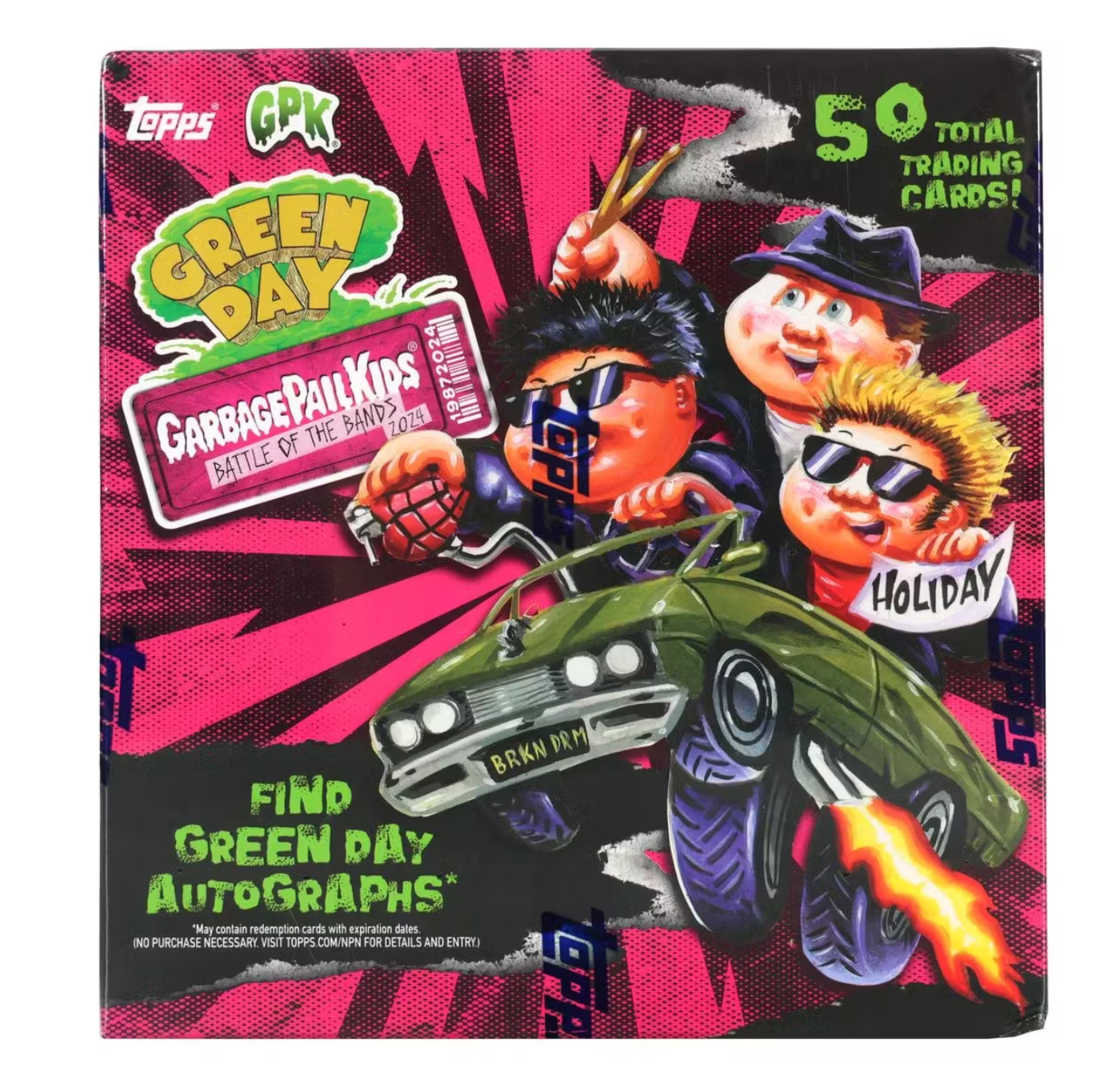 2024 Topps Garbage Pail Kids Battle of the Bands - Green Day Hobby Box