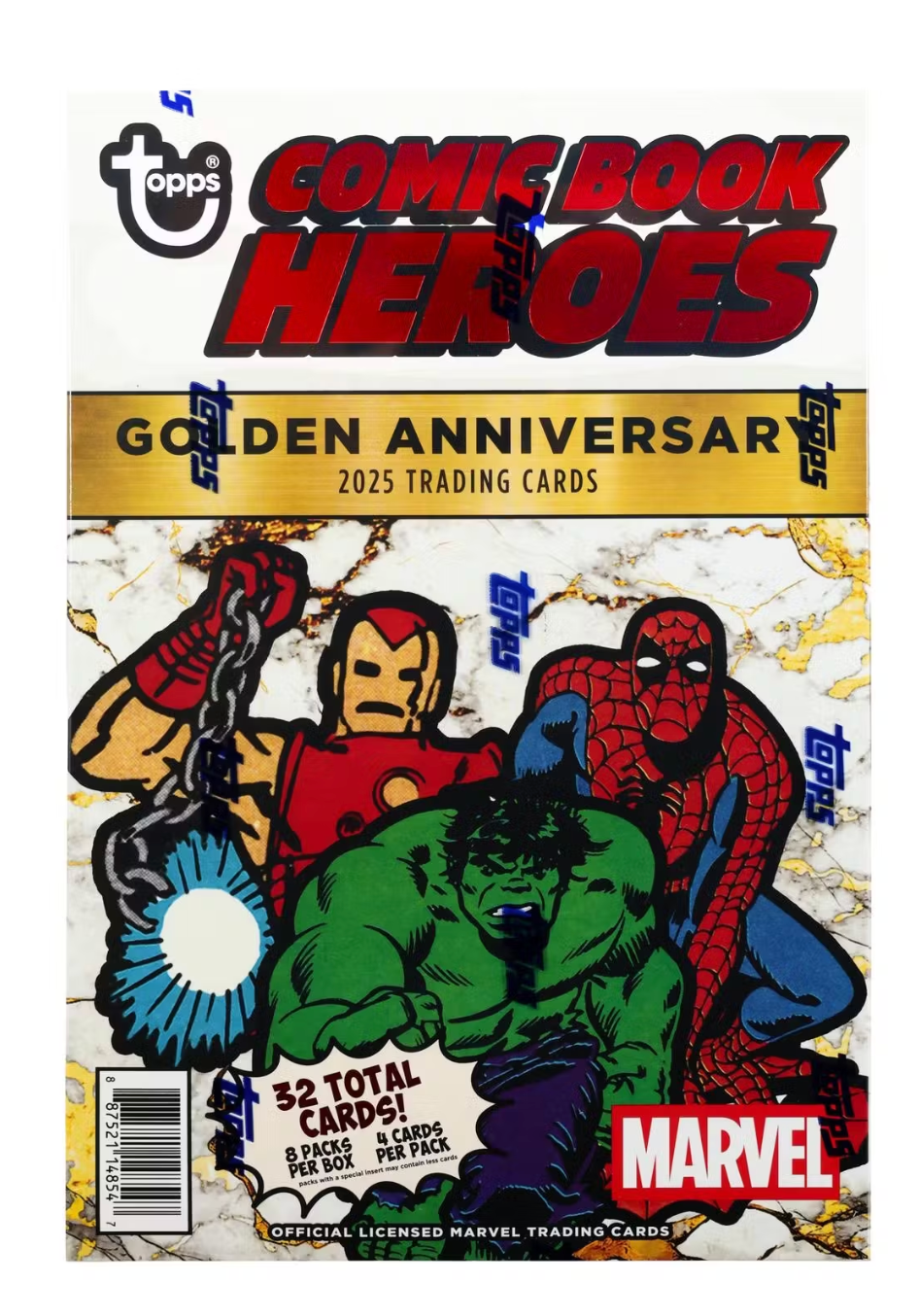 2025 Marvel Comic Book Heroes 1975 Golden Anniversary Hobby Box