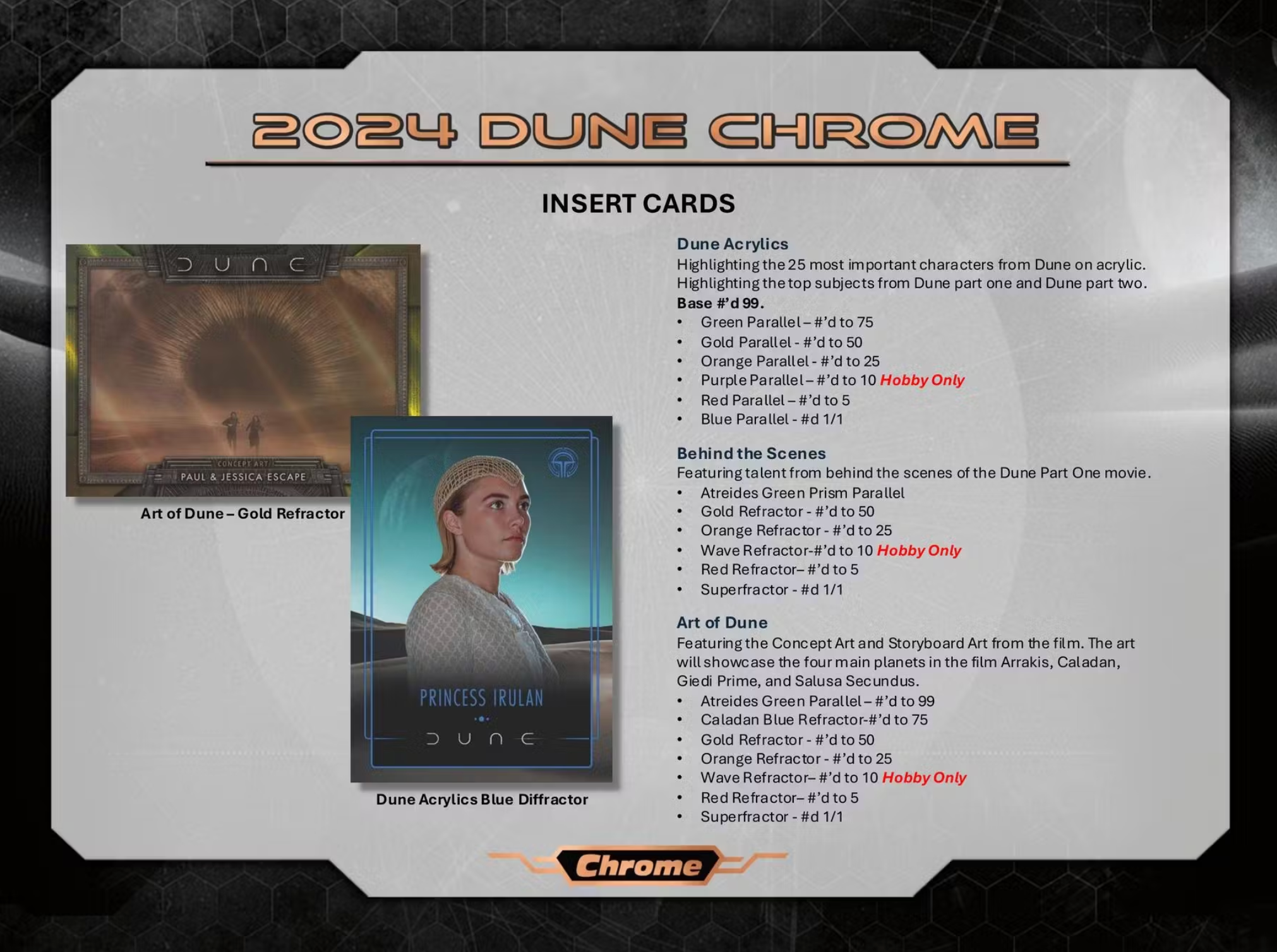 2024 Dune Chrome Hobby Box
