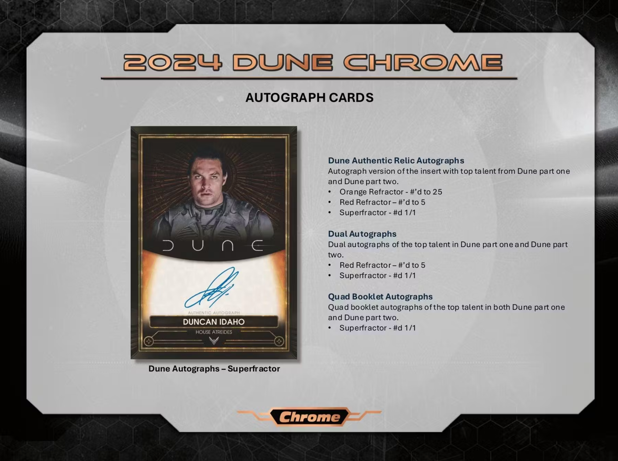2024 Dune Chrome Hobby Box