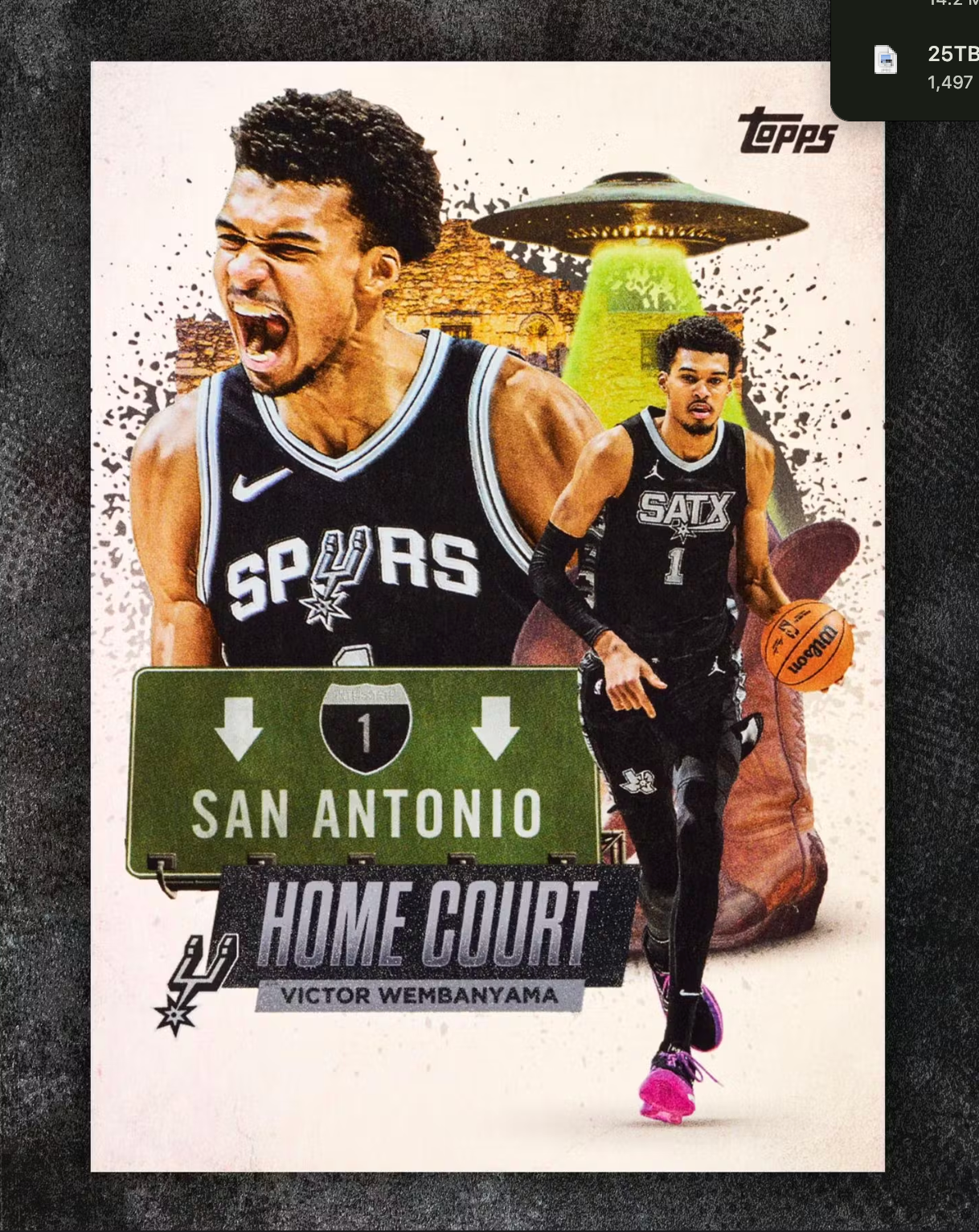 2025/26 Topps Basketball Hobby Jumbo Factory Sealed 8-Box Case