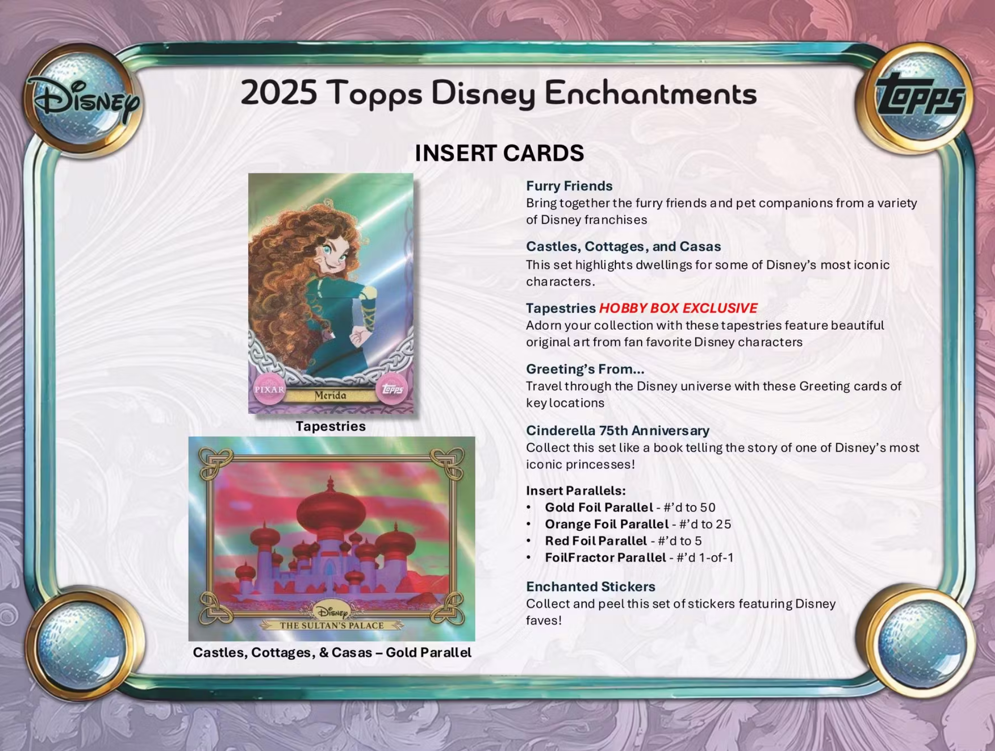 2025 Topps Disney Wonder 7-Pack Blaster Box