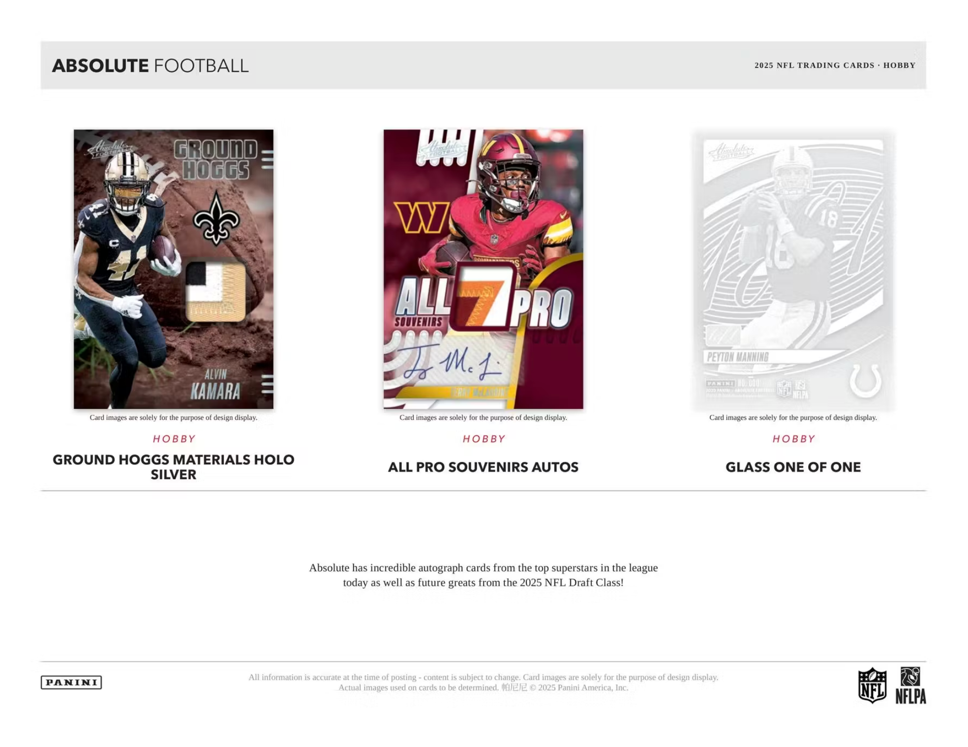 2025 Panini Absolute Football Hobby Box