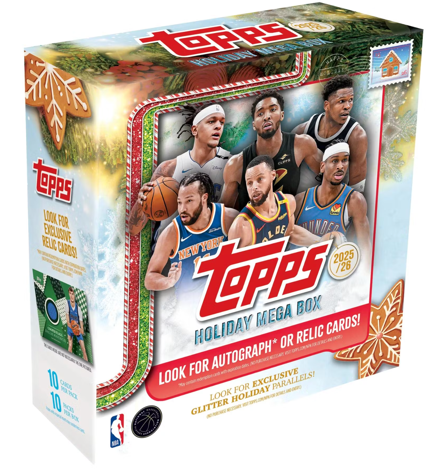2025/26 Topps Holiday Basketball Mega Box